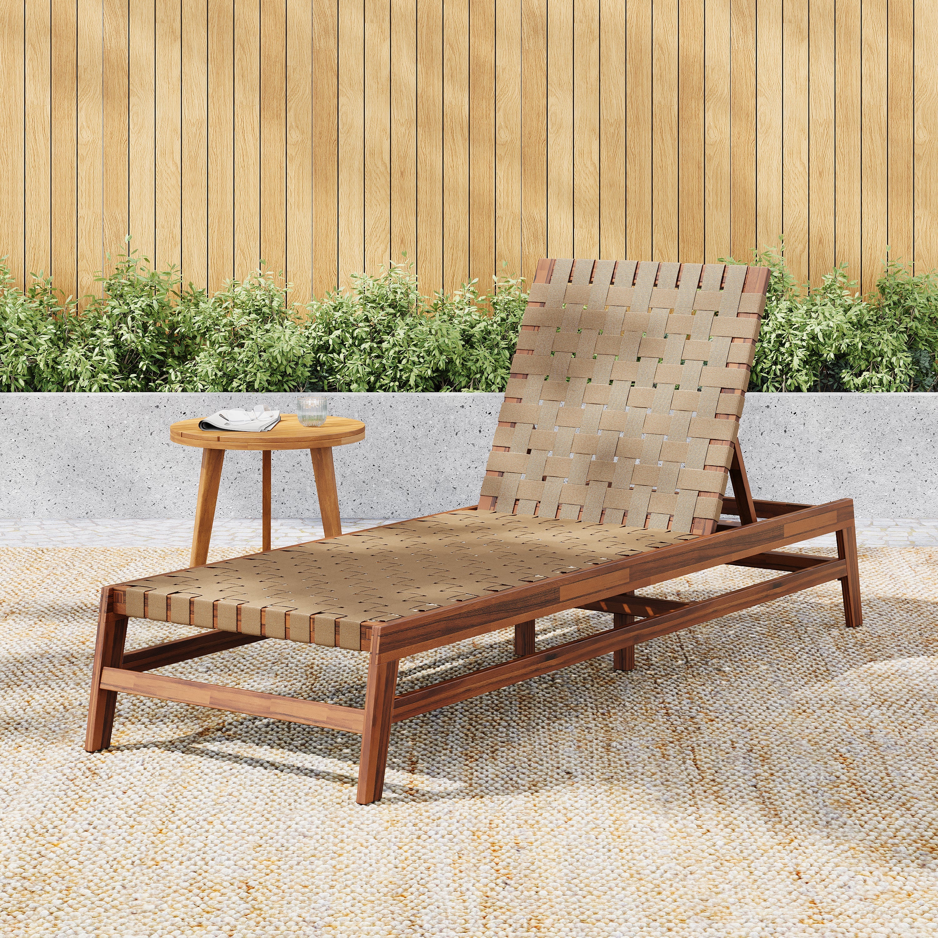 Isla Marina Outdoor Rope Chaise Lounge