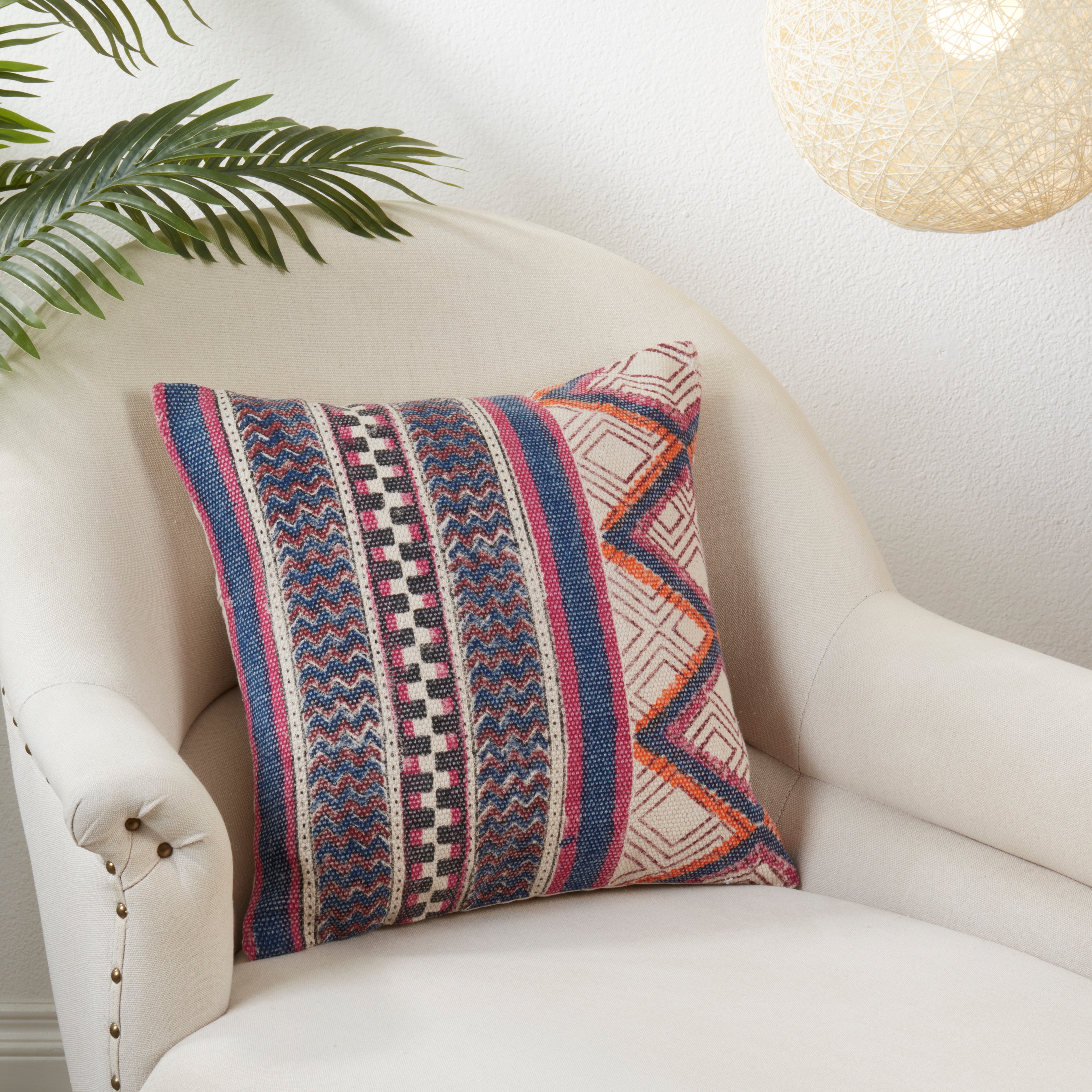 Bohemian Medley Down Filled Throw Pillow