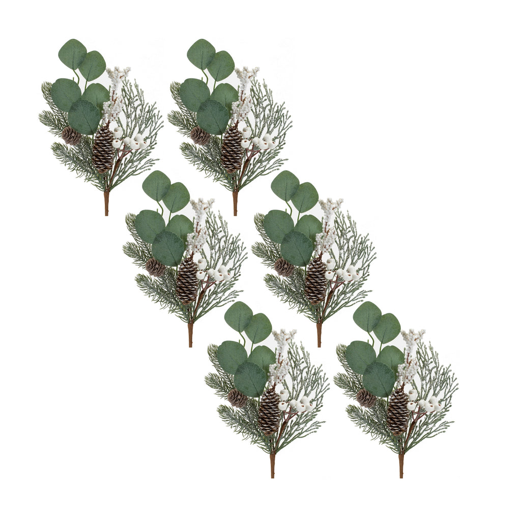 Winter-Pine-and-Eucalyptus-Leaf-Pick-with-Pinecone-and-Berry-Accent-(Set-of-6)-Decor
