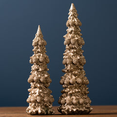 Champagne-Glitter-Holiday-Tree-Décor-(Set-of-4)-Decor