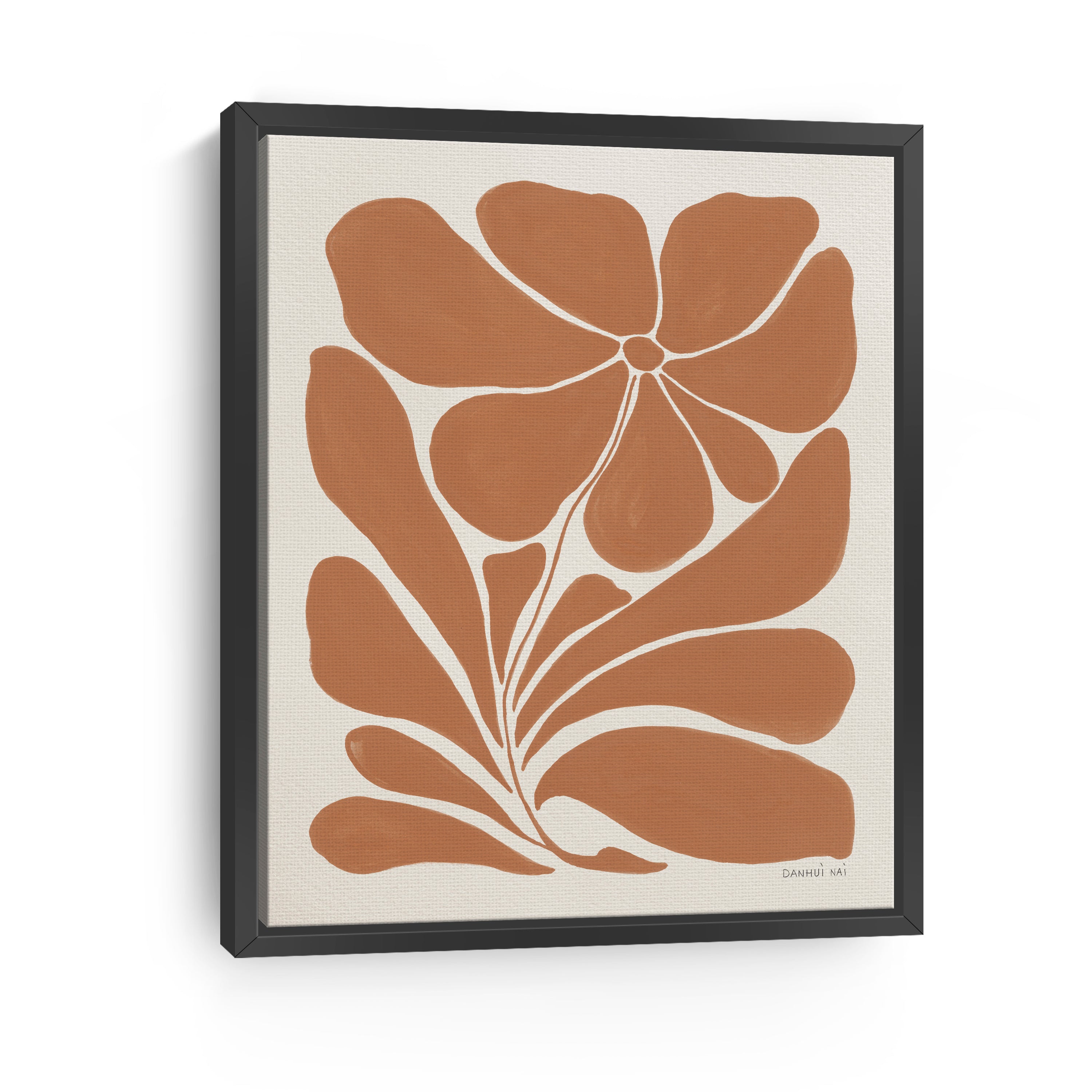 Blooming Joy I Terracotta  Canvas Giclee
