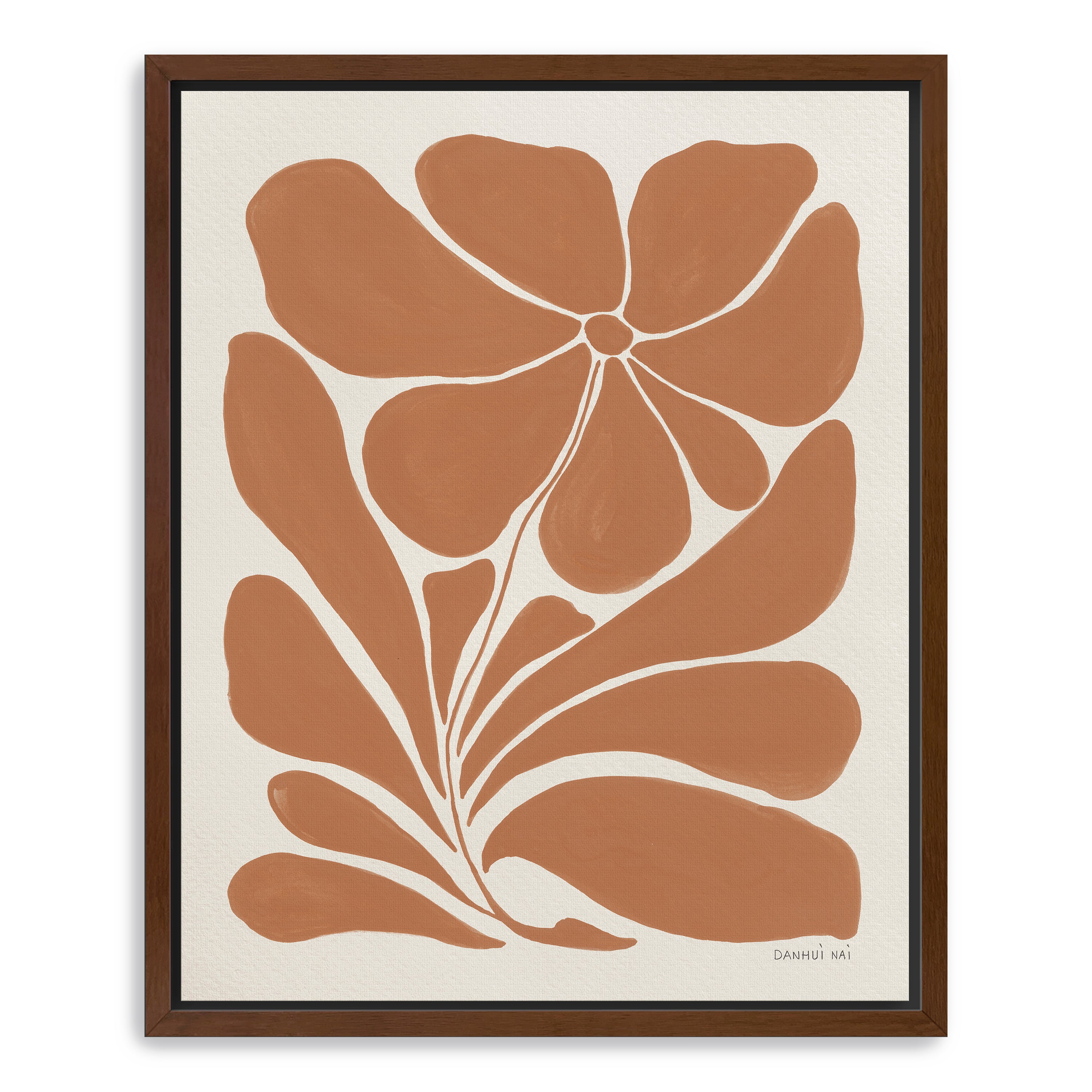 Blooming Joy I Terracotta  Canvas Giclee