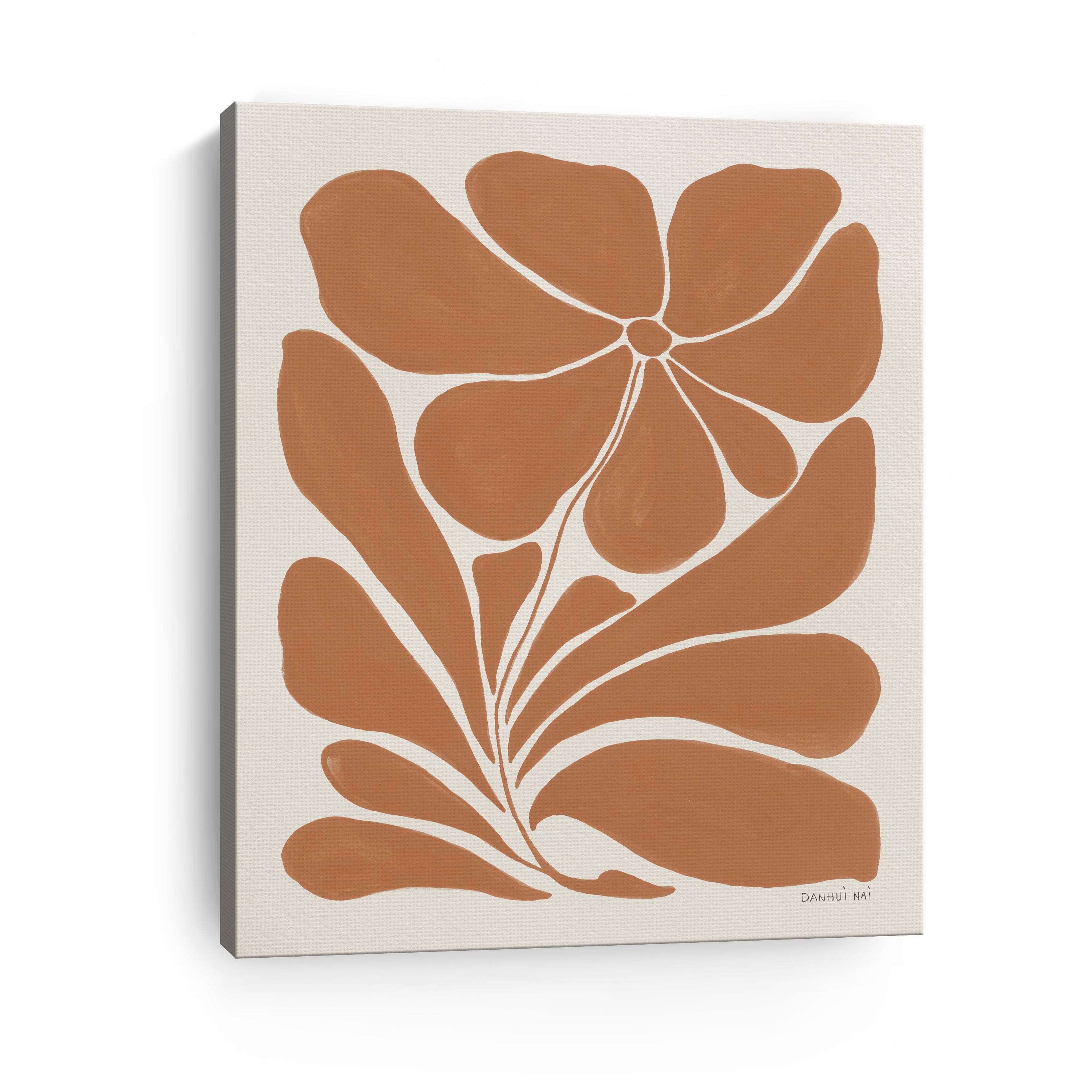 Blooming Joy I Terracotta  Canvas Giclee