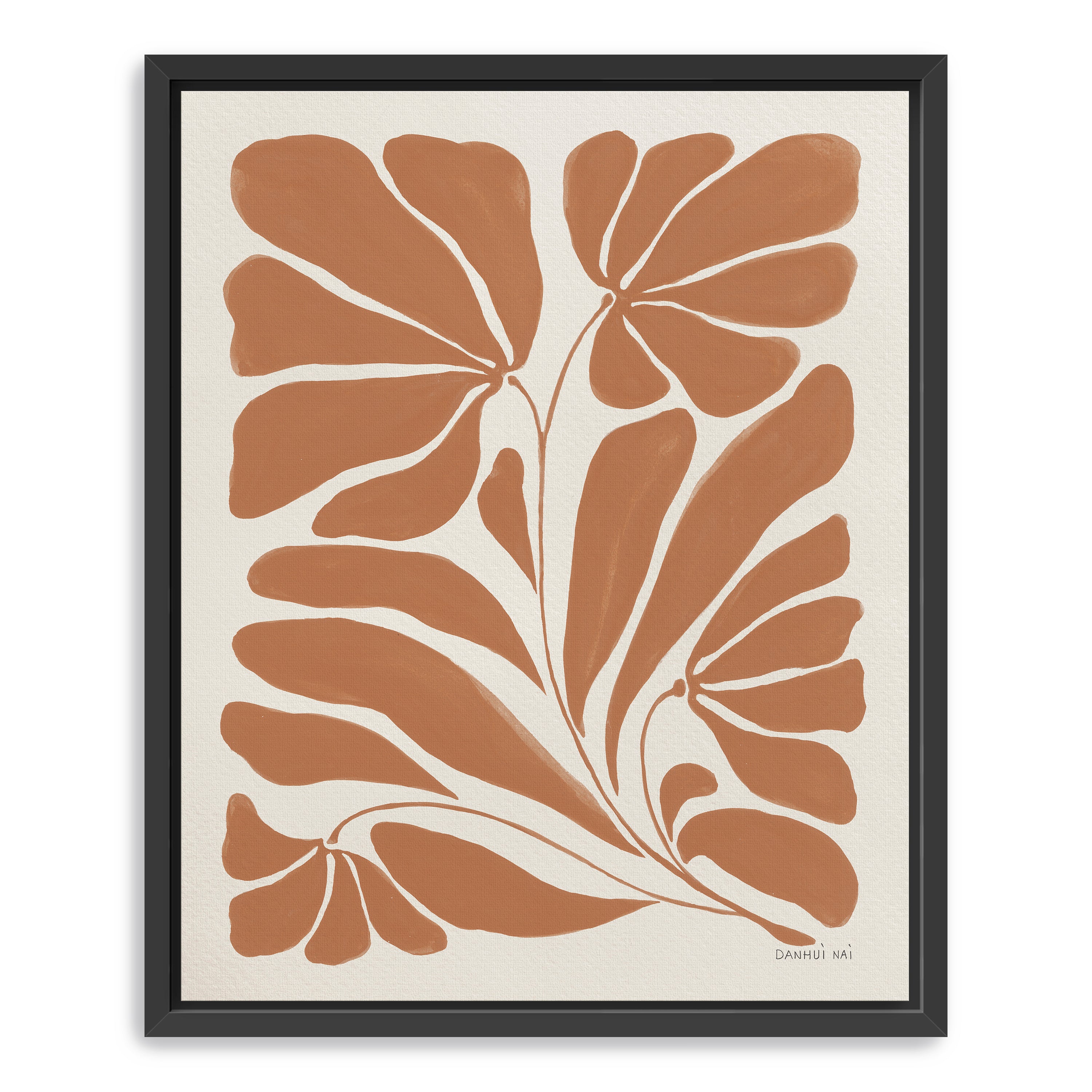 Blooming Joy II Terracotta  Canvas Giclee