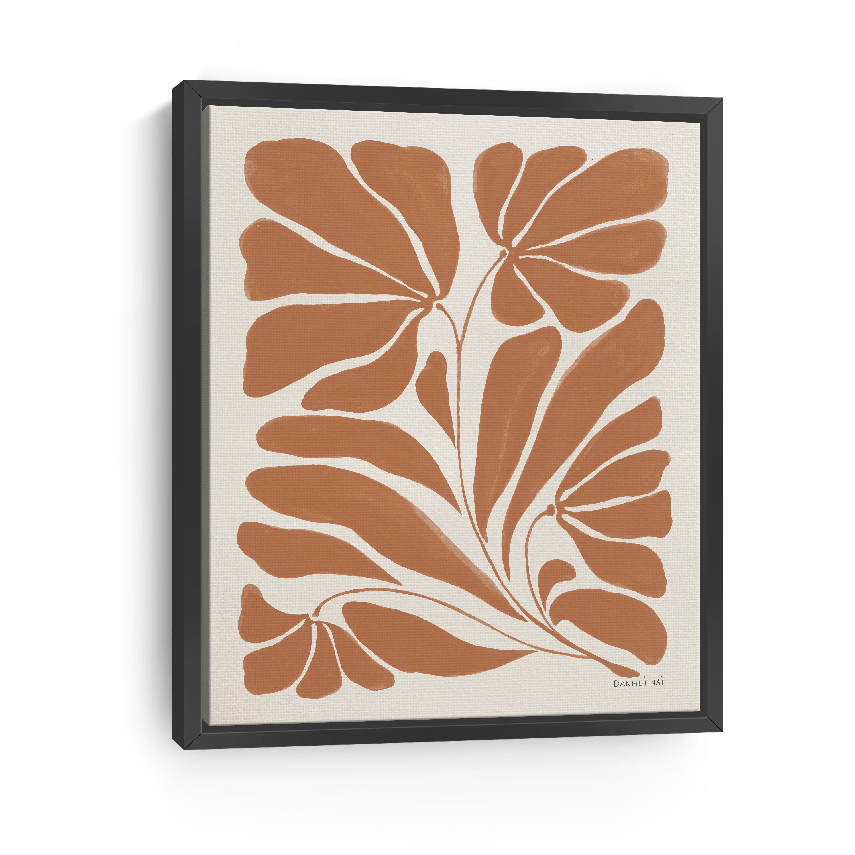 Blooming Joy II Terracotta  Canvas Giclee
