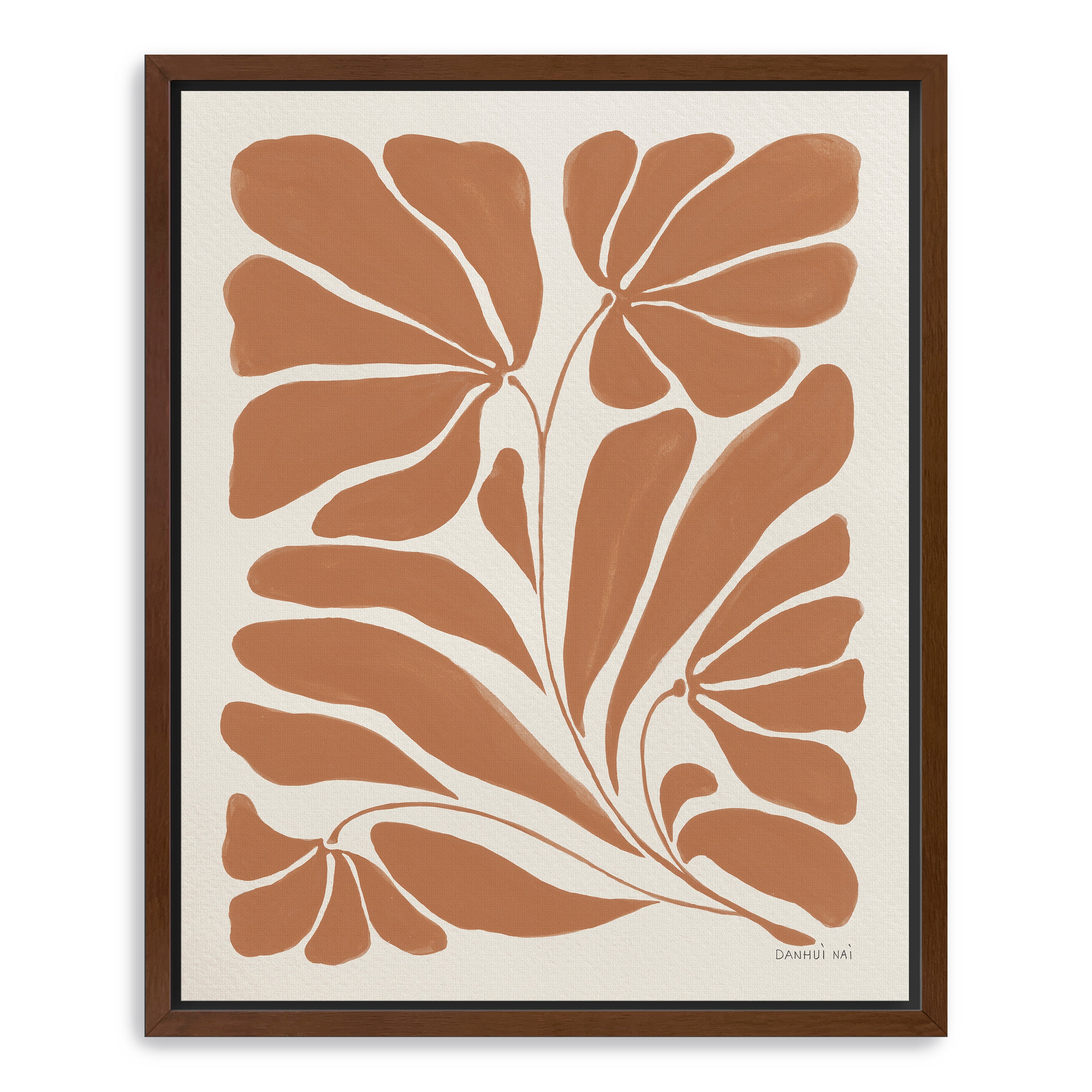 Blooming Joy II Terracotta  Canvas Giclee
