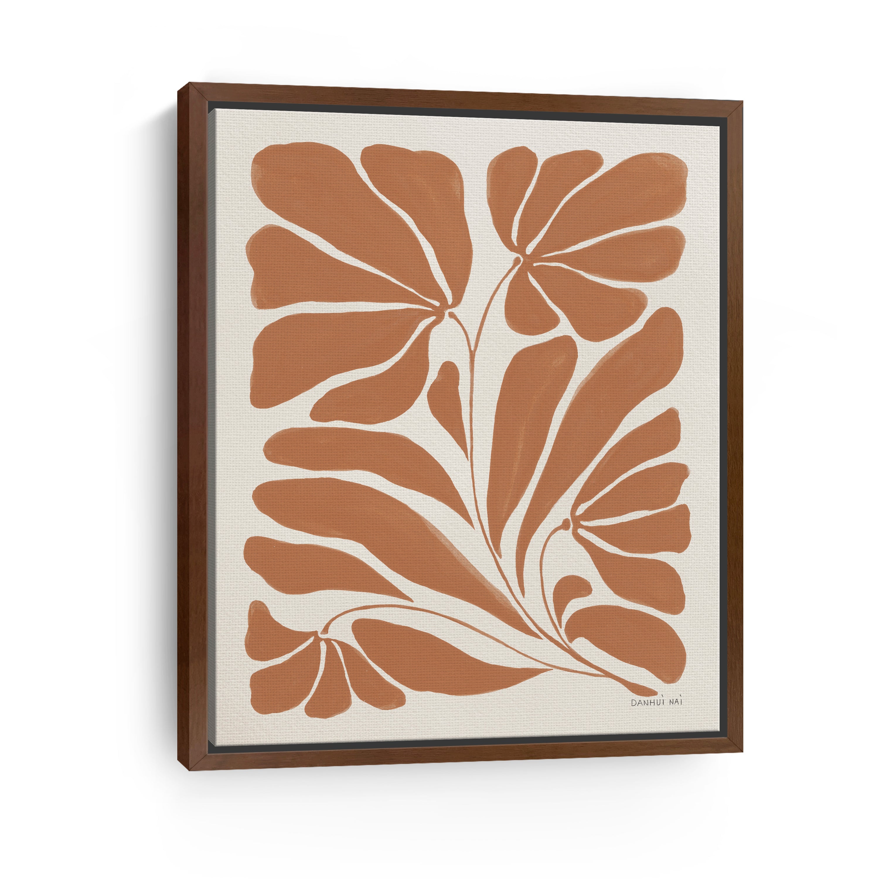 Blooming Joy II Terracotta  Canvas Giclee