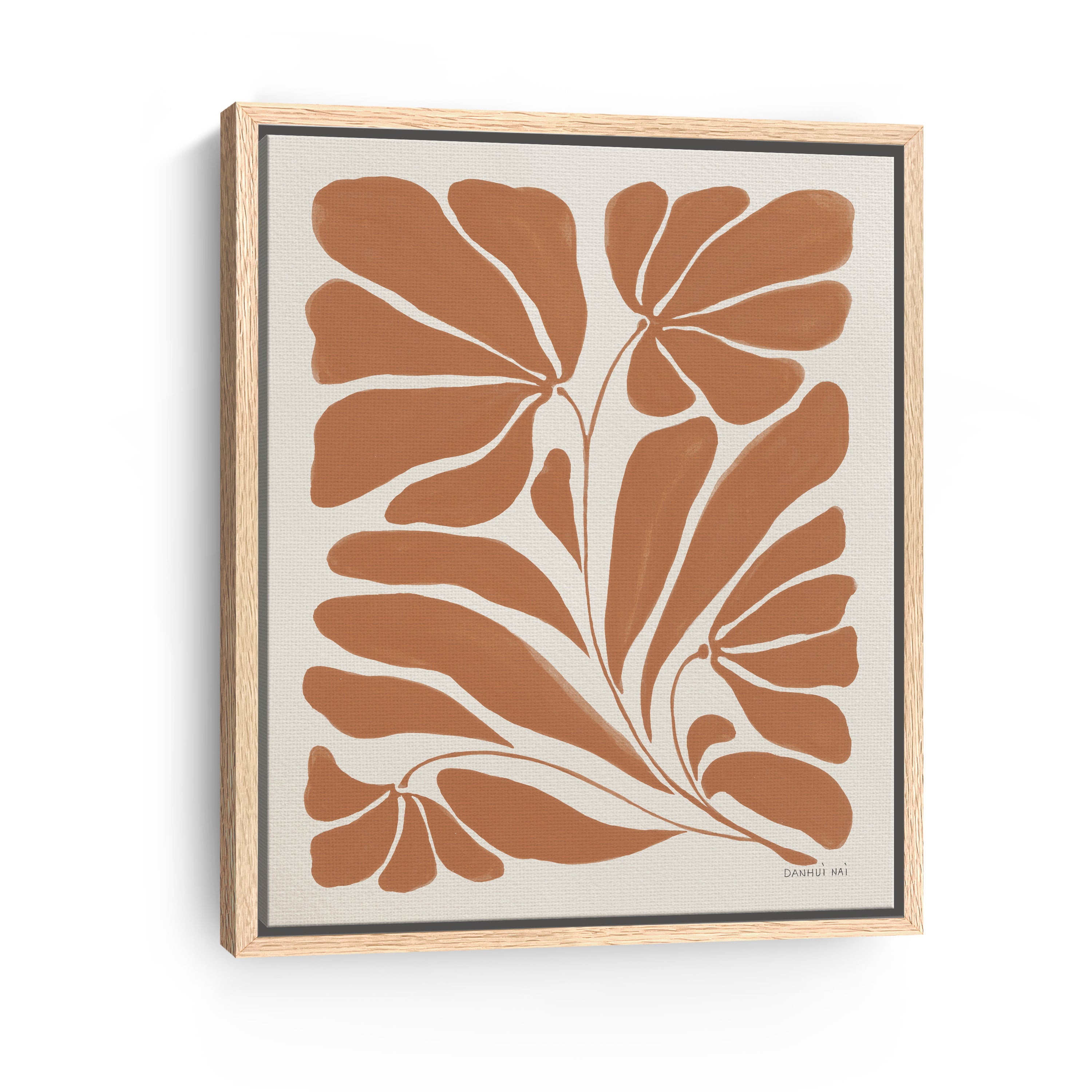 Blooming Joy II Terracotta  Canvas Giclee
