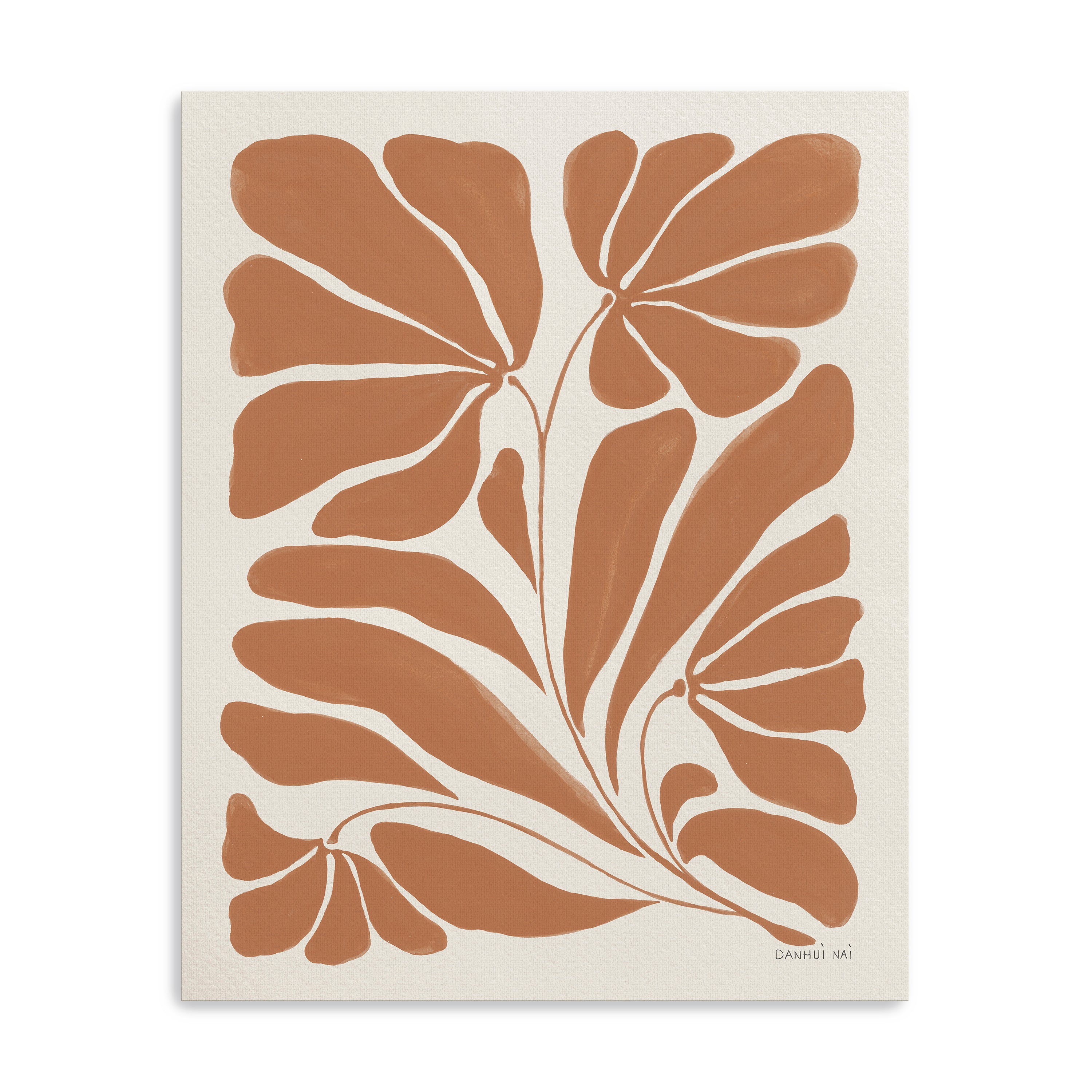 Blooming Joy II Terracotta  Canvas Giclee