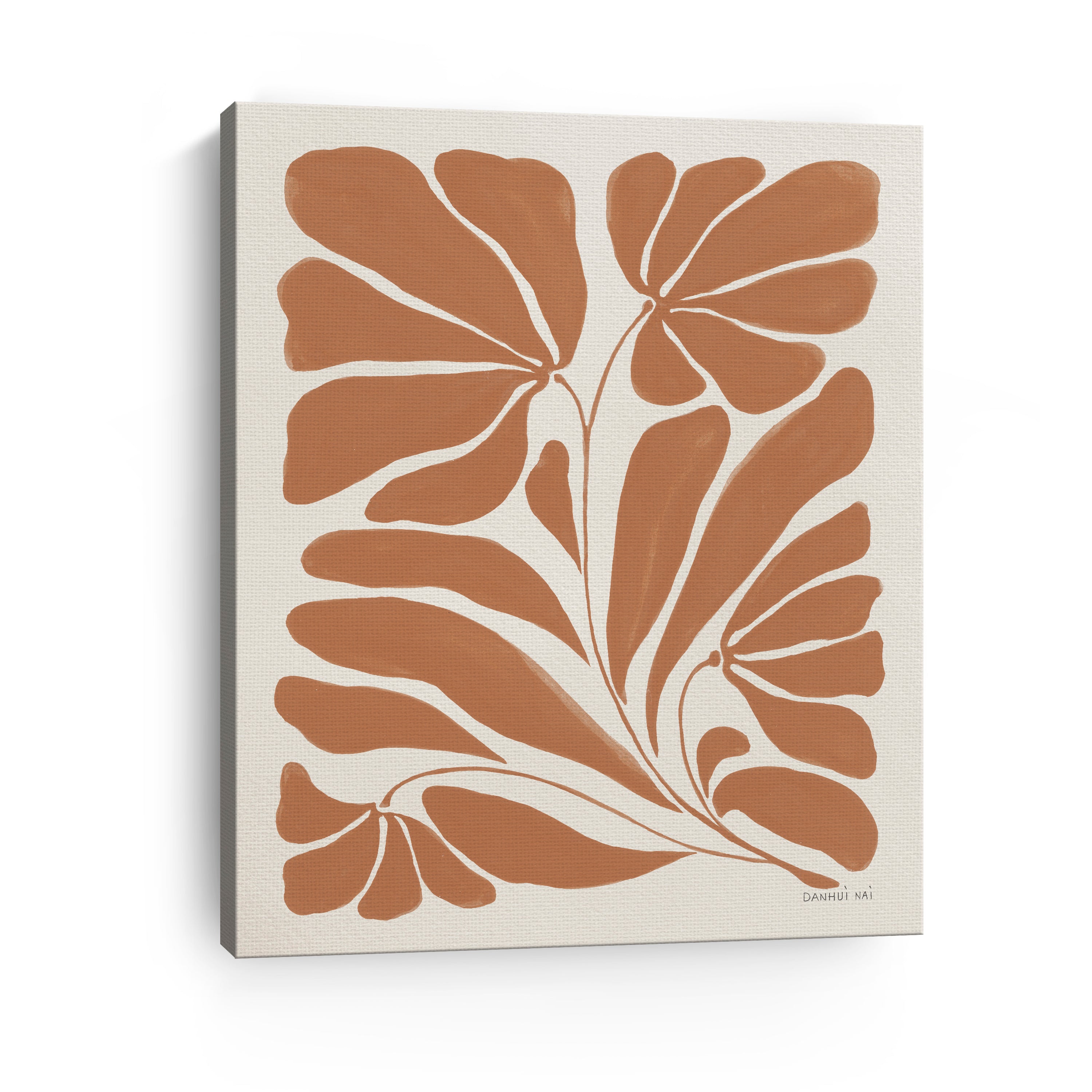 Blooming Joy II Terracotta  Canvas Giclee