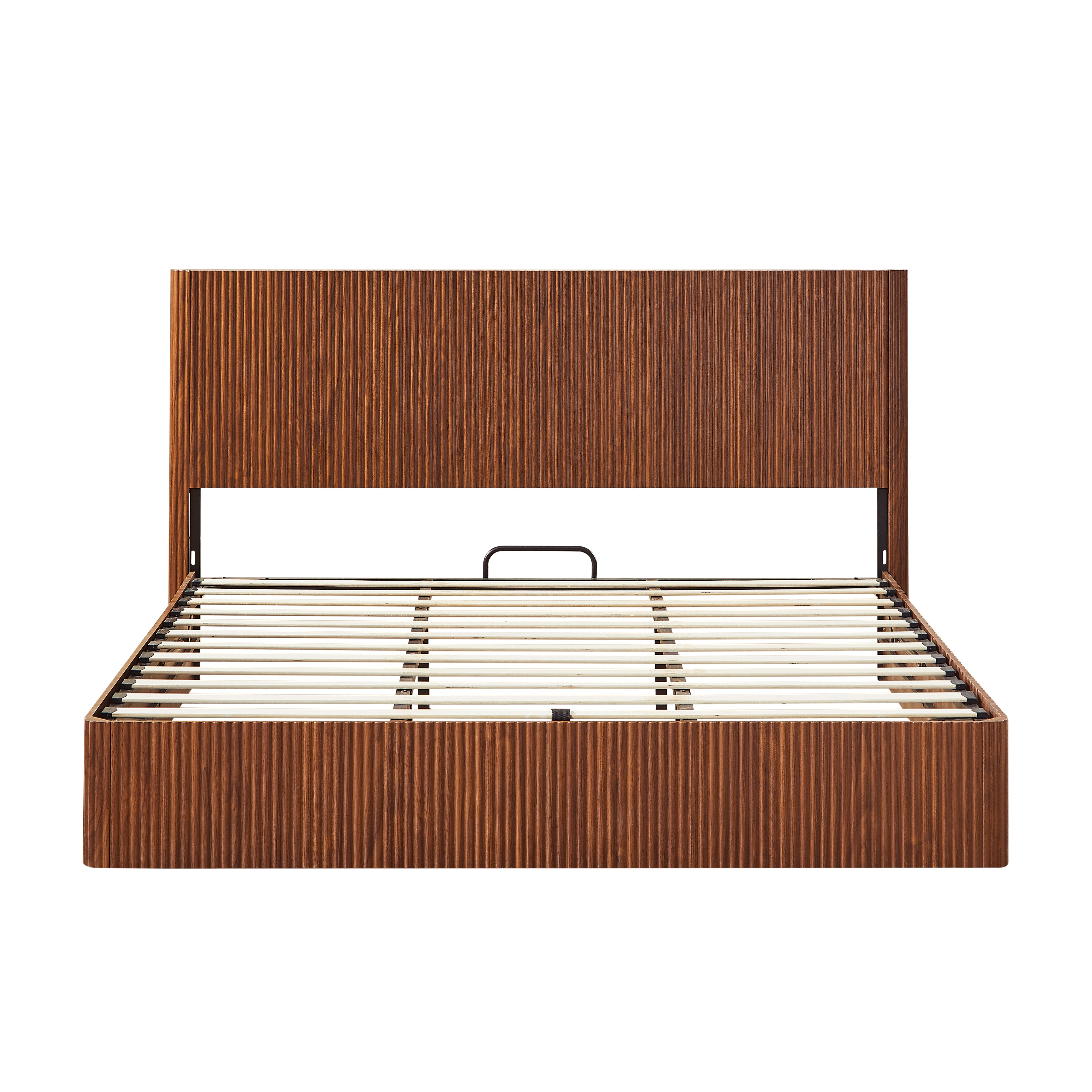 Fluted Lift Up Storage Bed