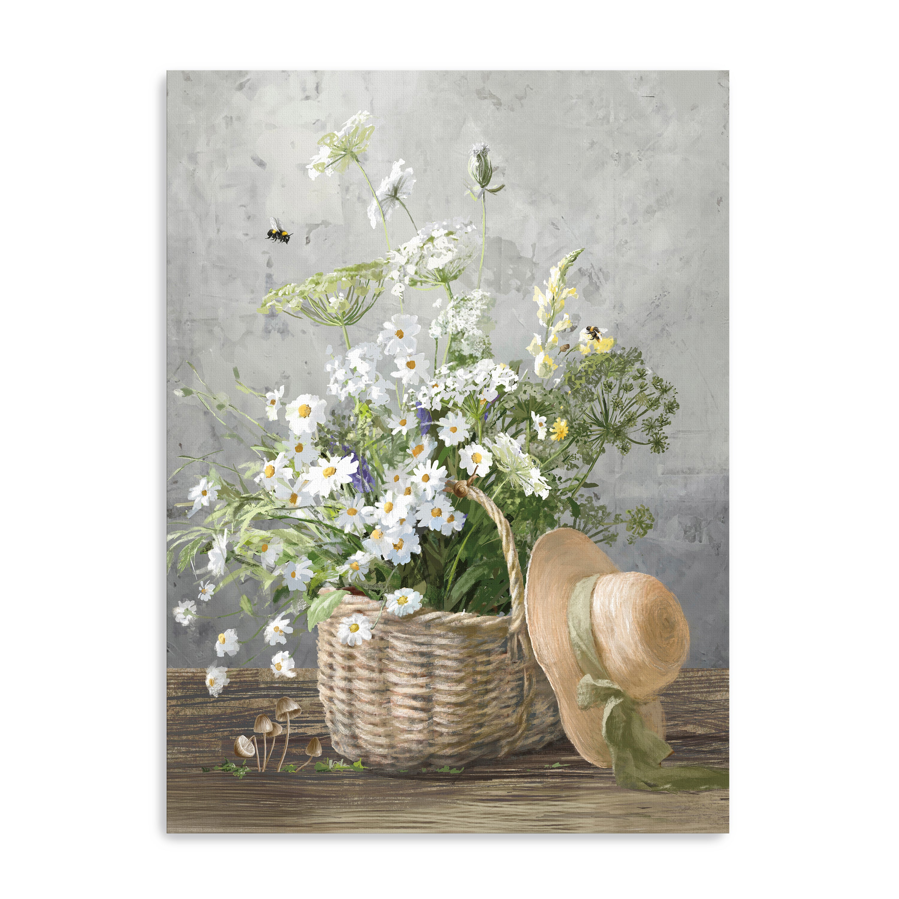 Cottage Gardening III Canvas Giclee