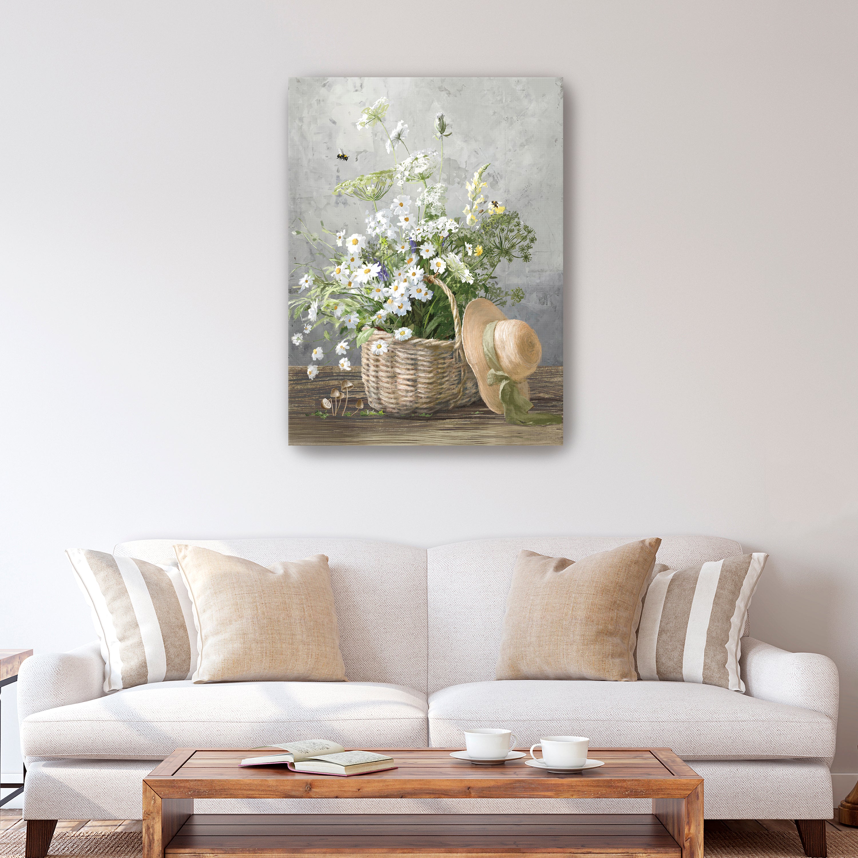 Cottage Gardening III Canvas Giclee