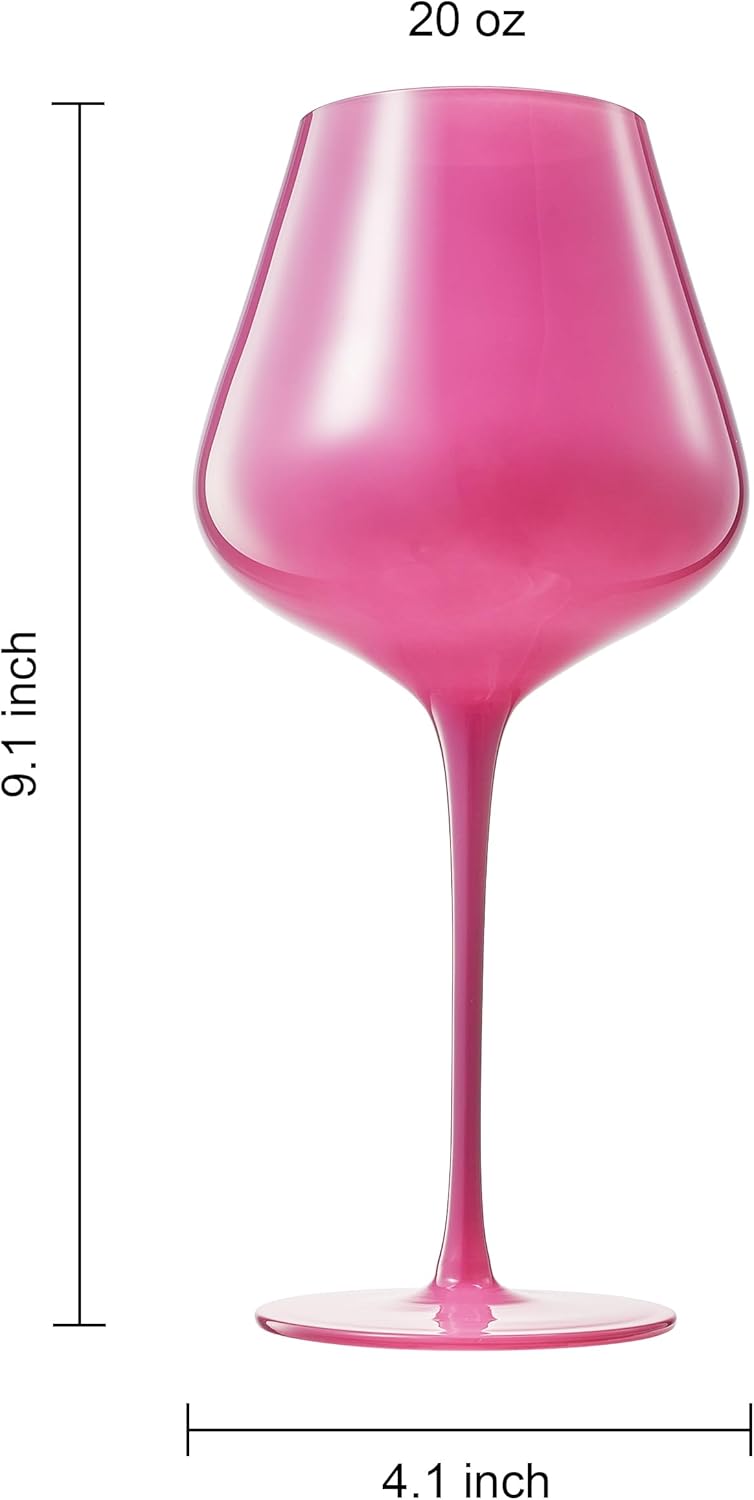 Stagioni Stemmed Wine Glasses South Beach, Set of 5