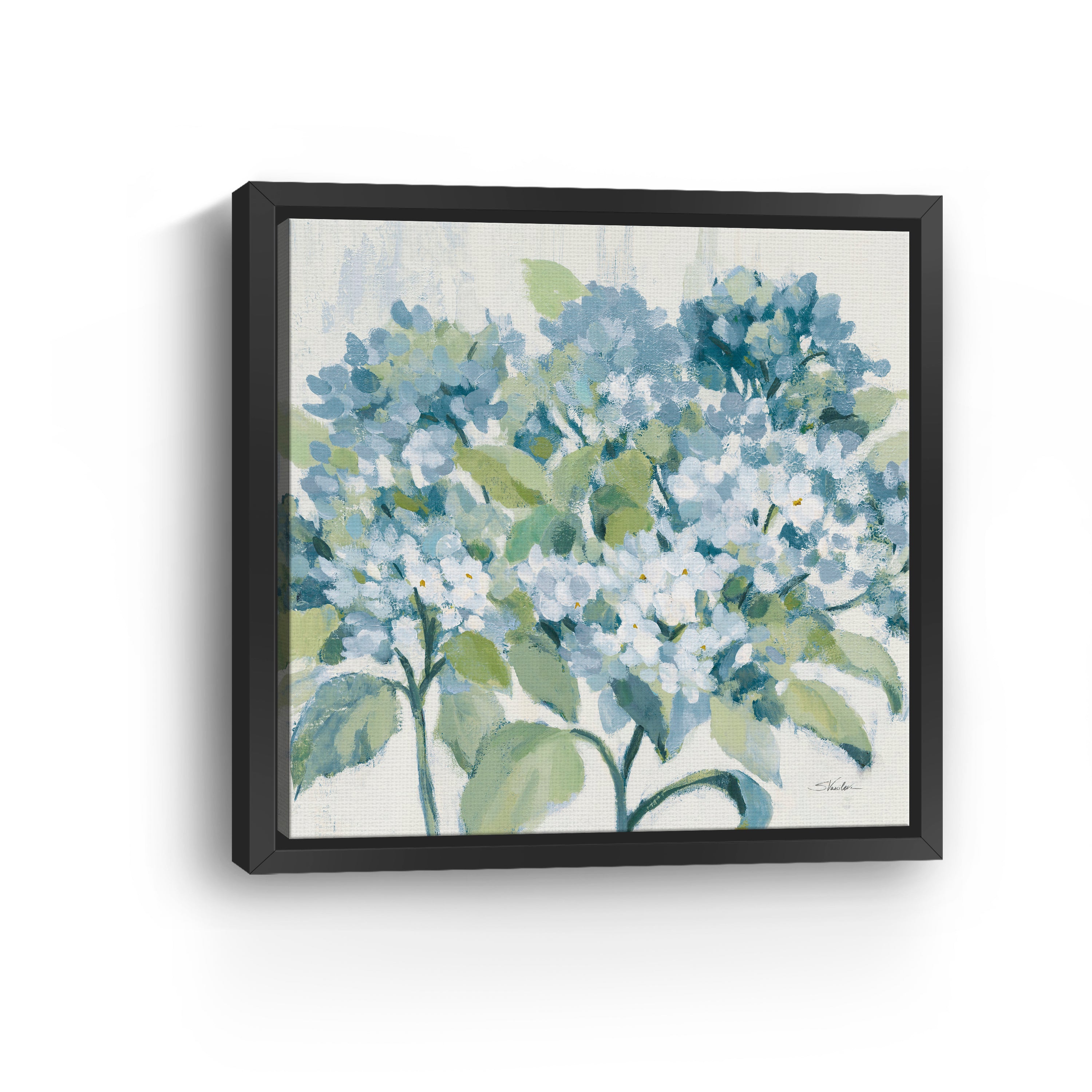 Romantic Hydrangeas Canvas Giclee