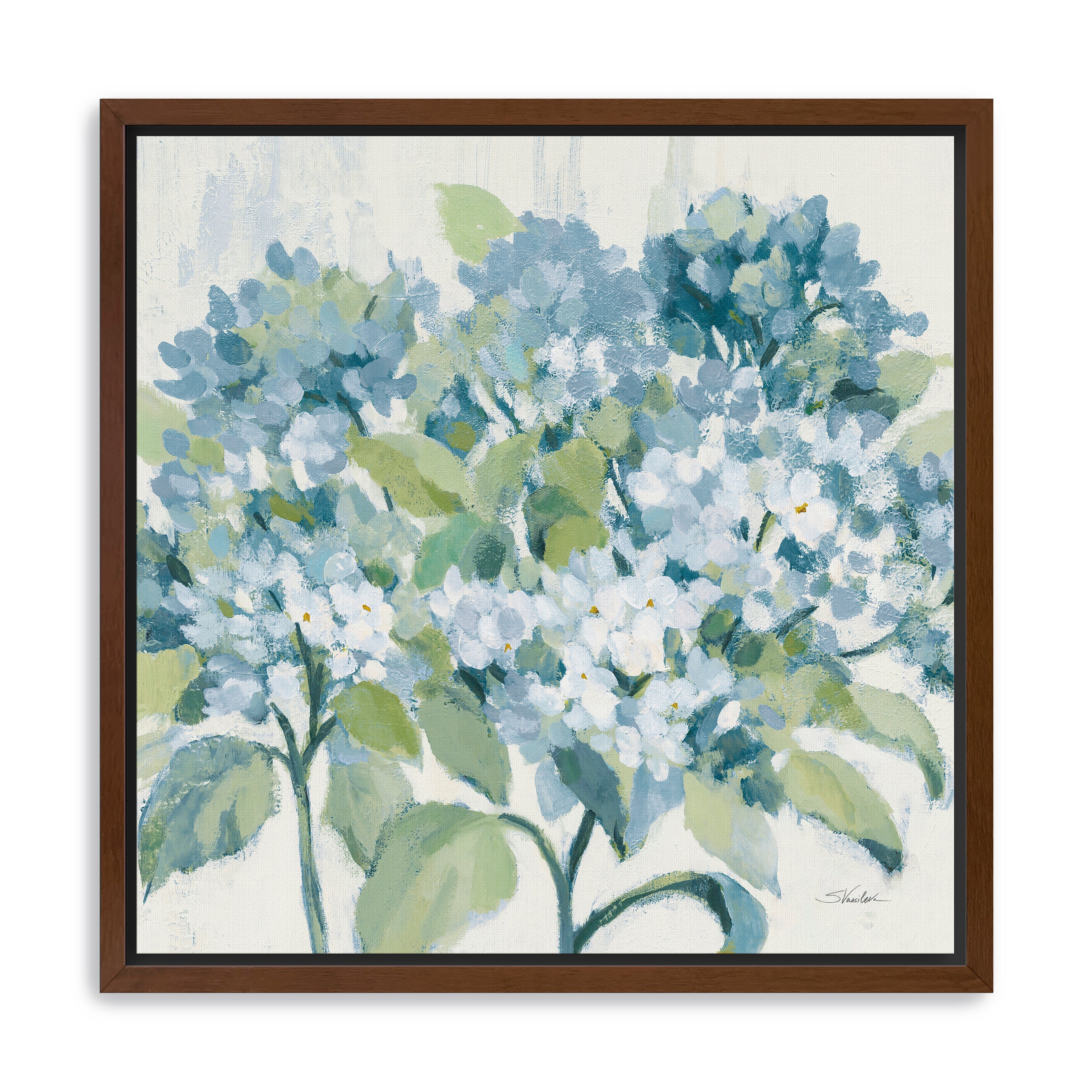 Romantic Hydrangeas Canvas Giclee