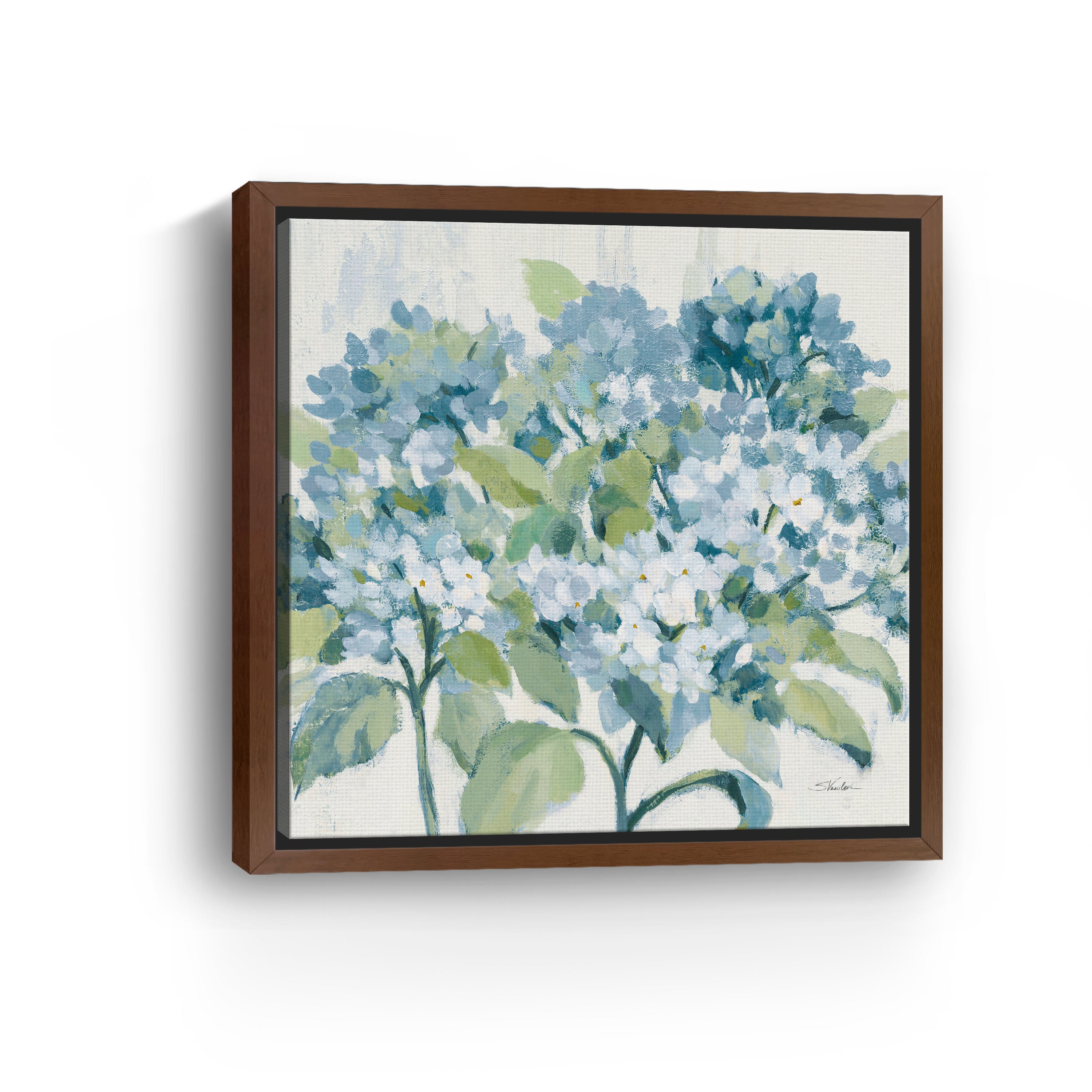 Romantic Hydrangeas Canvas Giclee