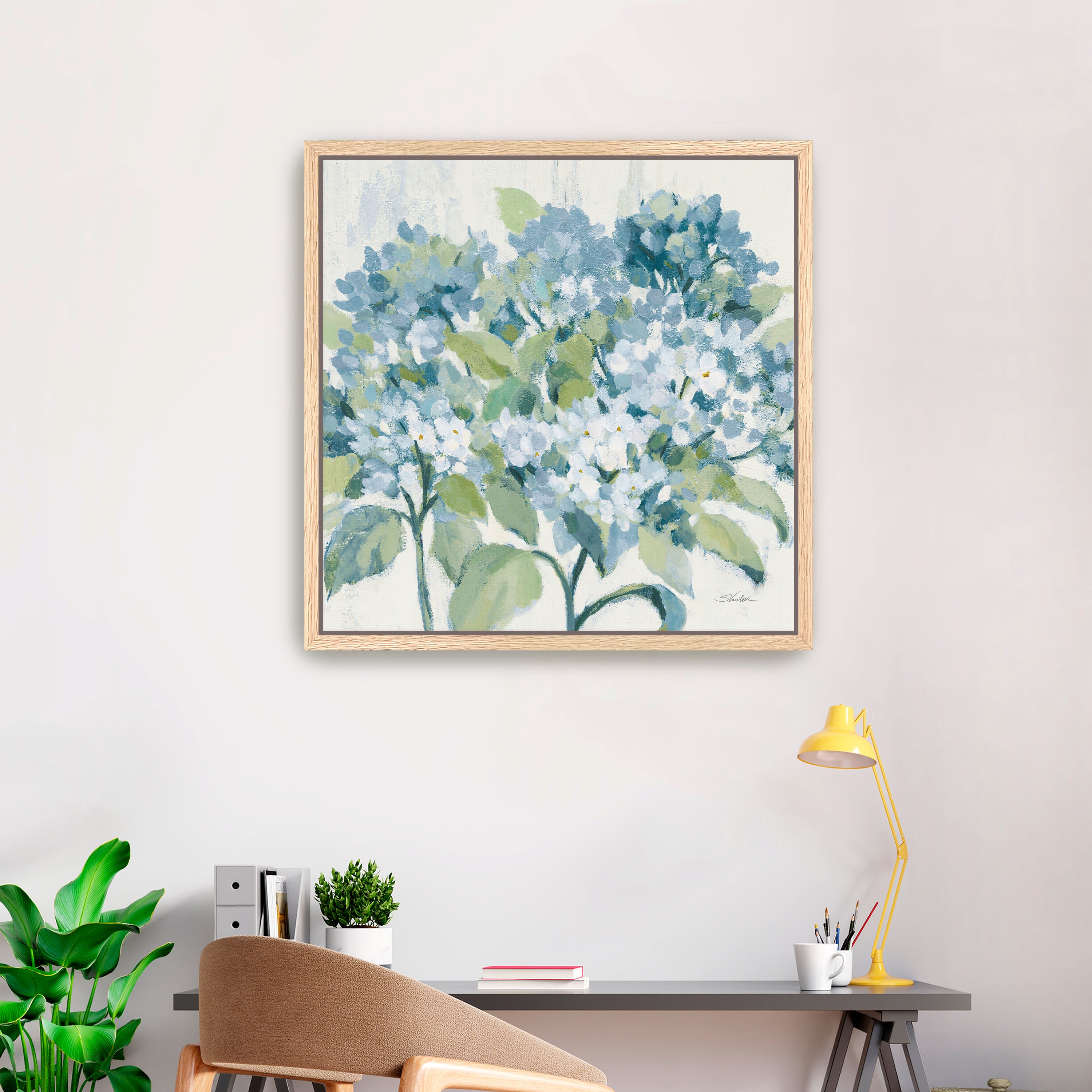 Romantic Hydrangeas Canvas Giclee