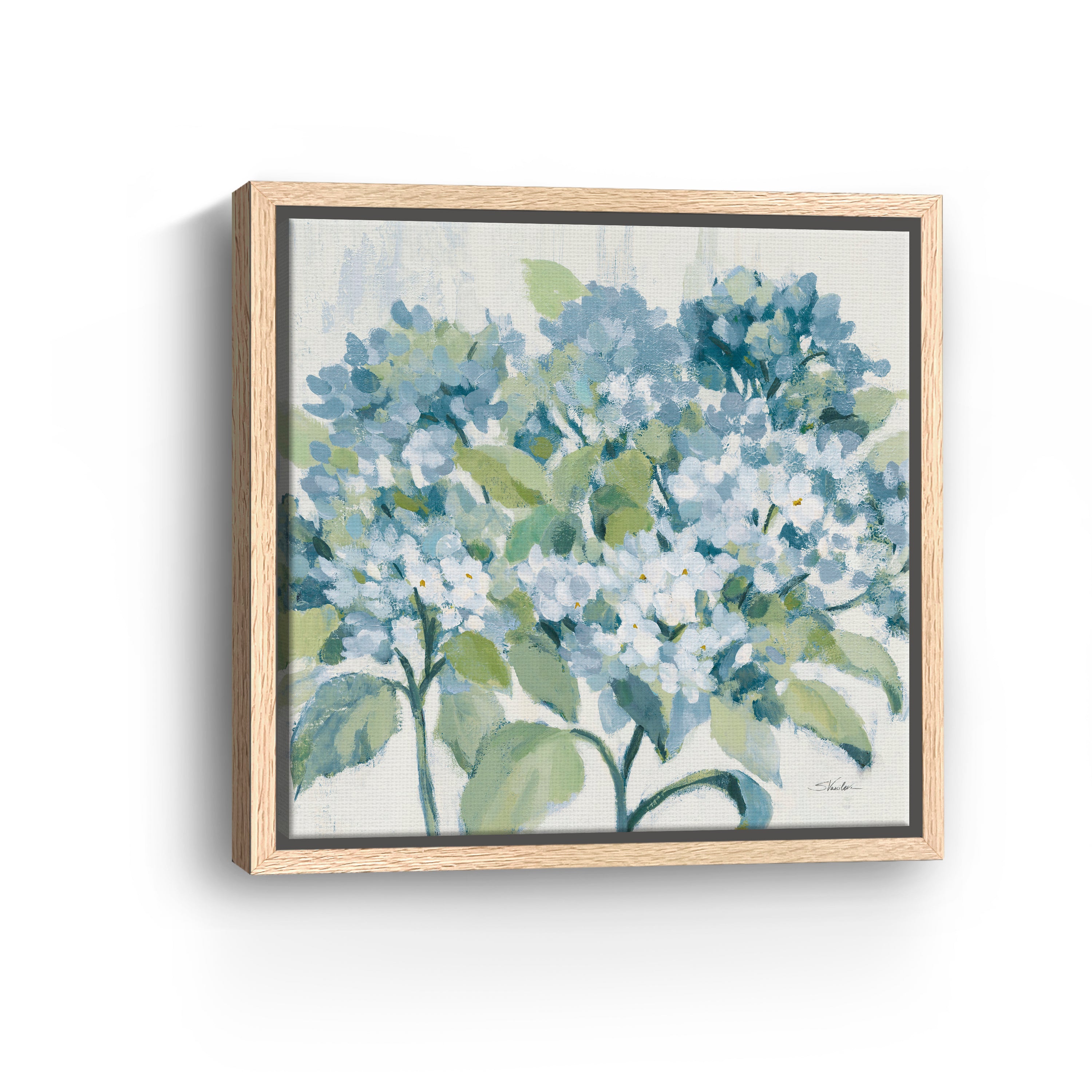 Romantic Hydrangeas Canvas Giclee