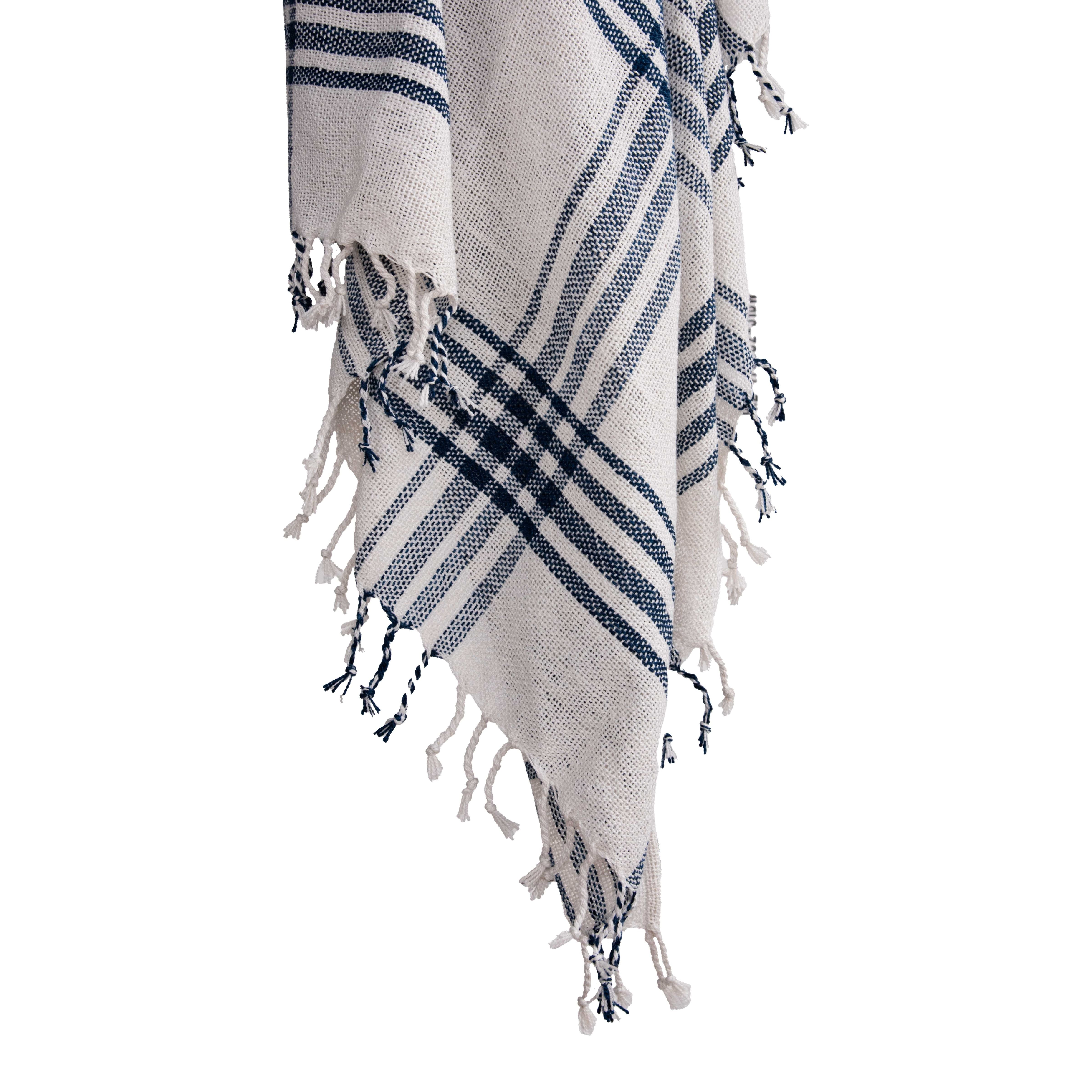Indoor/Outdoor Plaid Decorative Throw Blanket