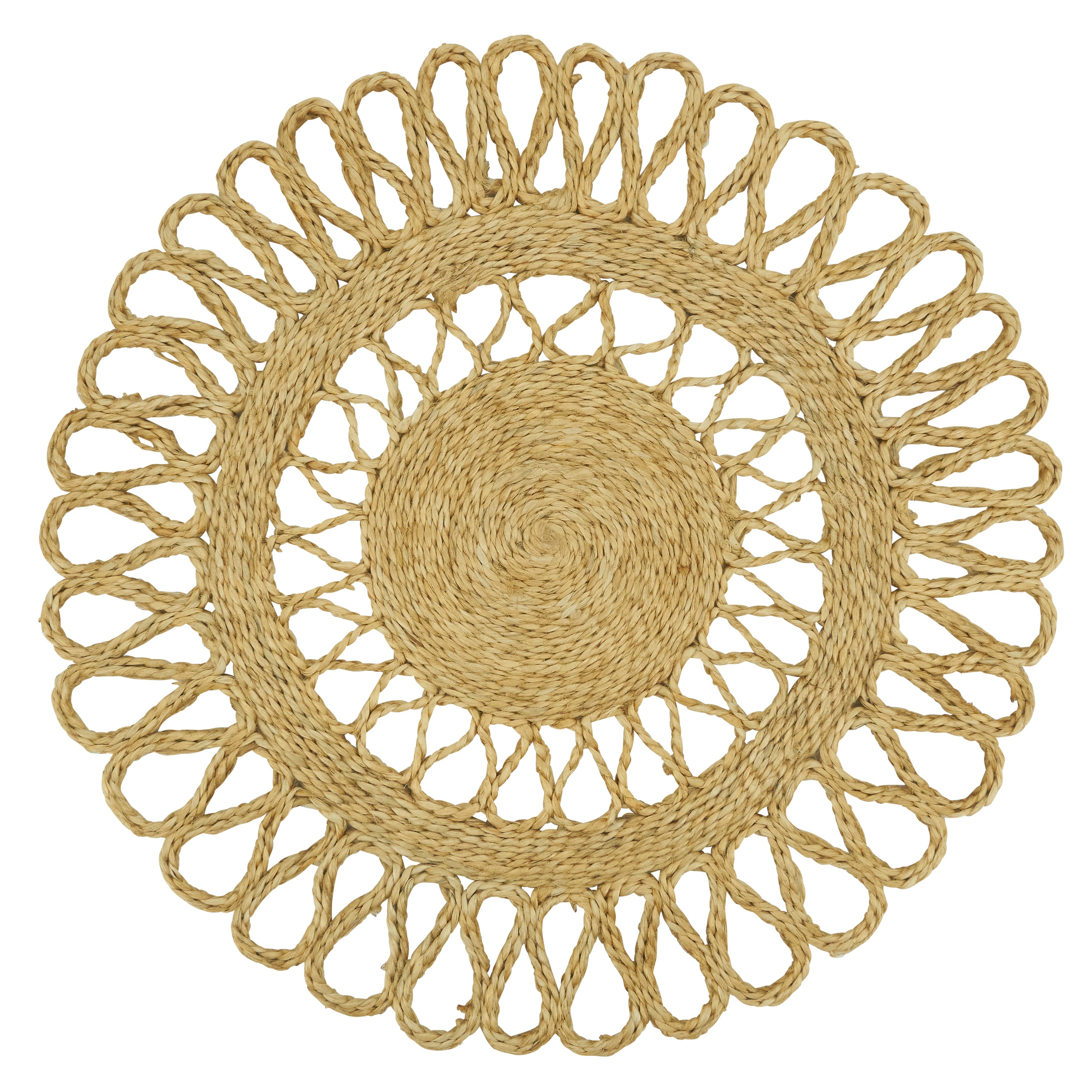 Loopy Jute Table Placemat, Set of 4