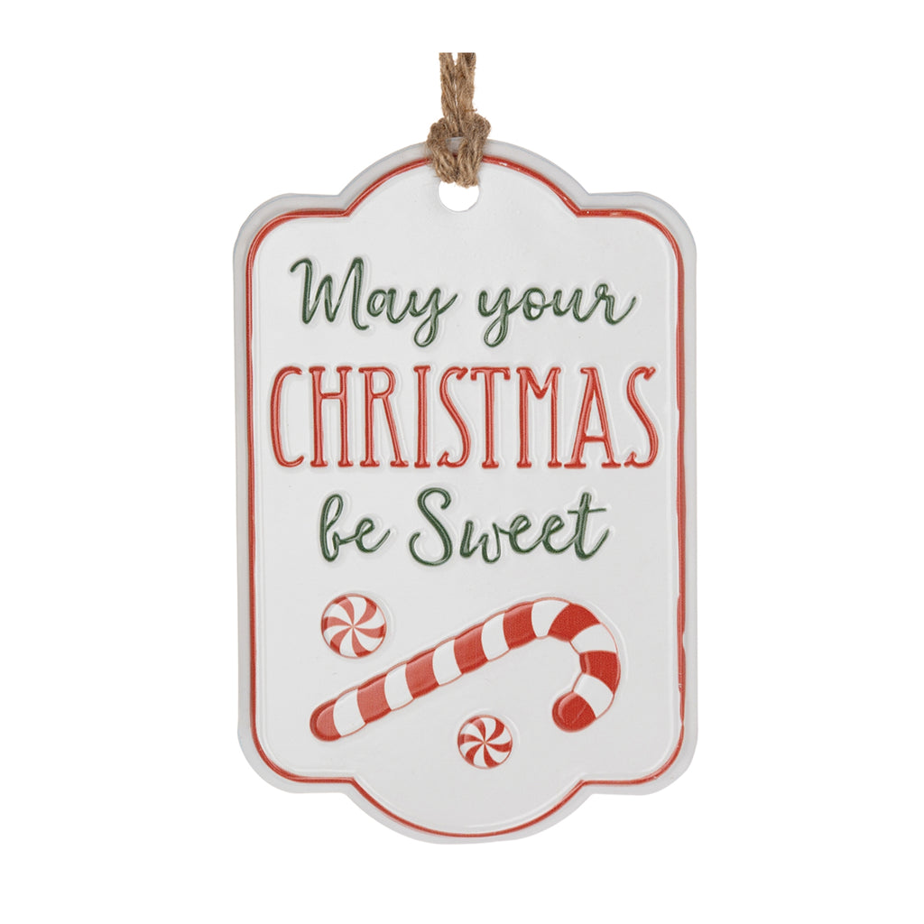 Holiday Sentiment Tag Ornament (Set of 12)