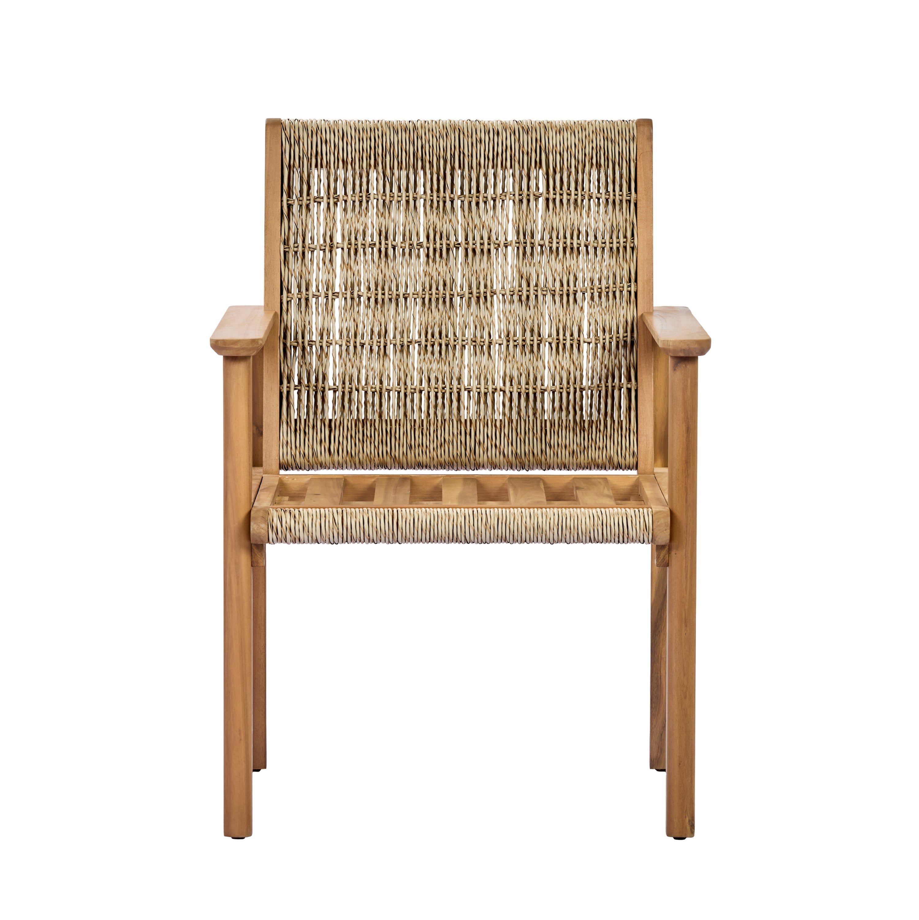 Miles 7 Piece Outdoor Acacia Wood Dining Set With Cushions