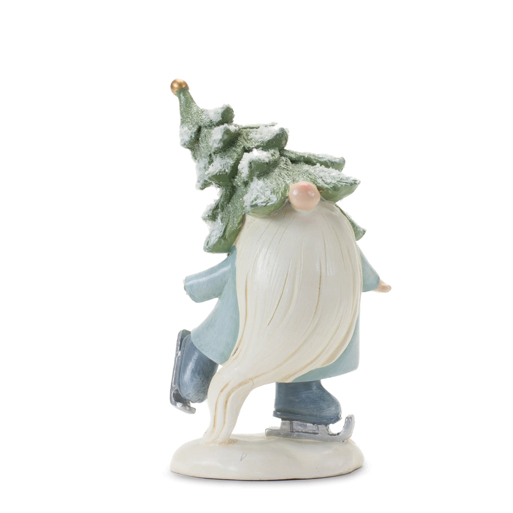 Pine Tree Gnome with Skis and Skates (Set of 3)