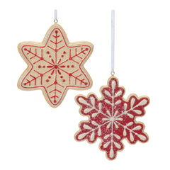 Gingerbread-Snowflake-Cookie-Ornament-(Set-of-12)-Decor