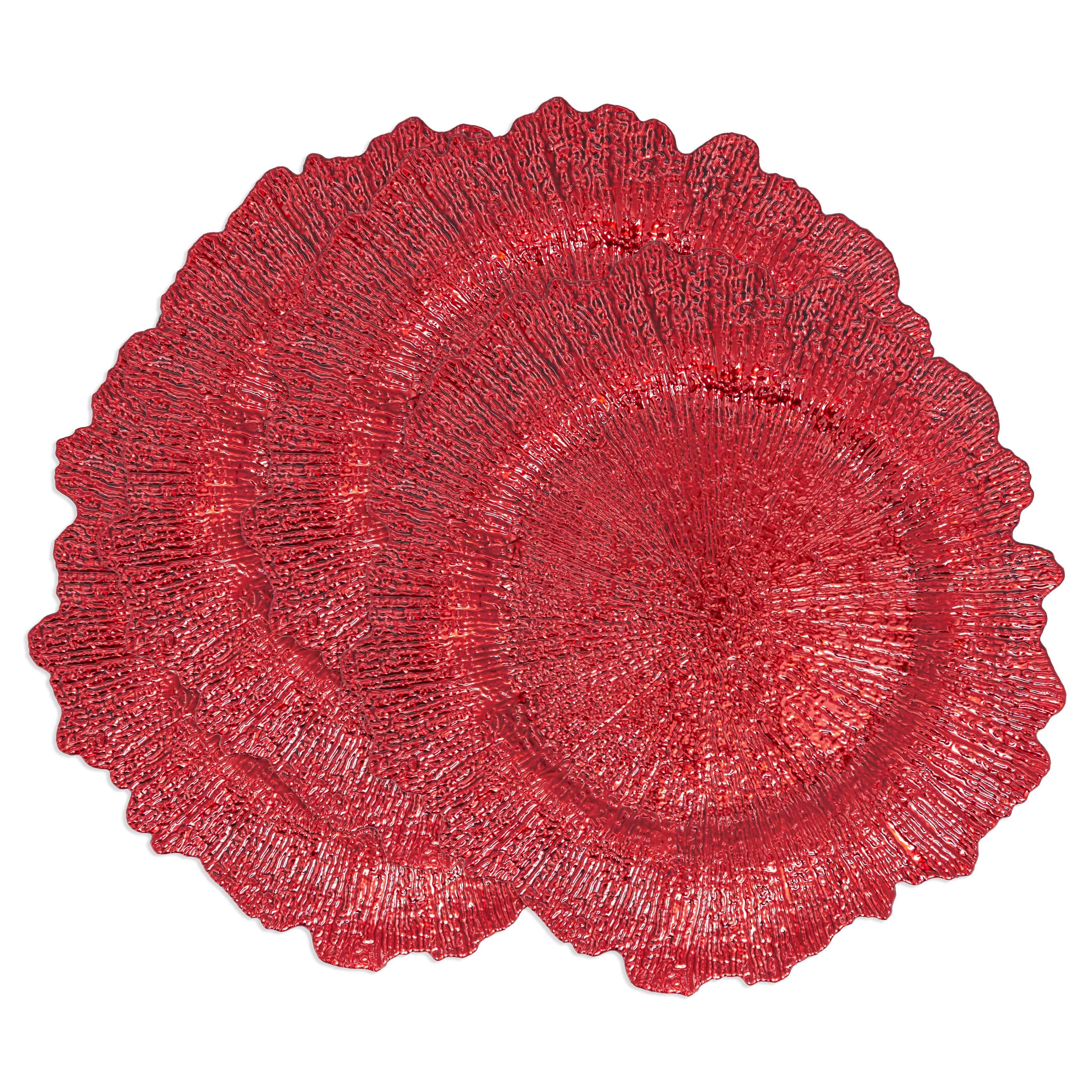 Radiant Elegance Starburst Charger, Set of 4