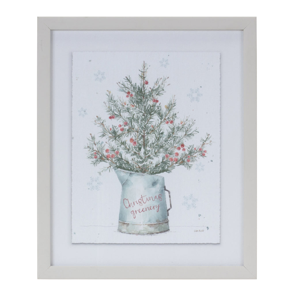 Potted Pine Tree Wall Art (Set of 2)