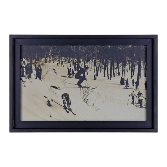 Vintage Ski Jump Wall Décor 11.75"