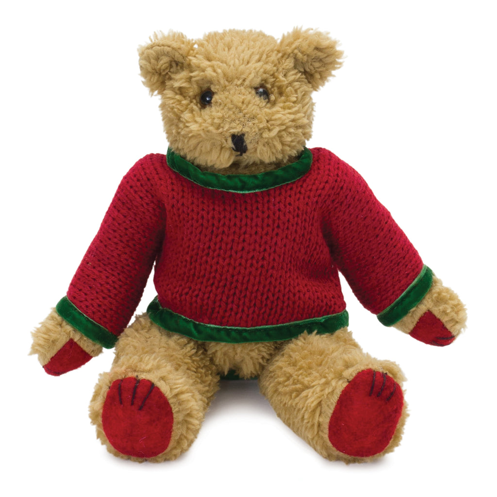 Vintage Teddy Bear with Sweater 10"