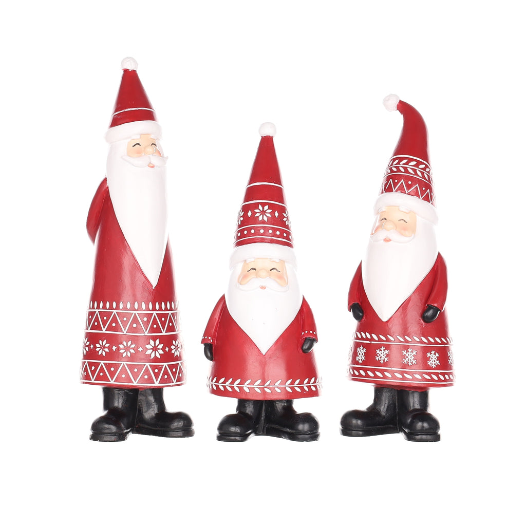 Nordic-Santa-Figurine-(Set-of-3)-Decor