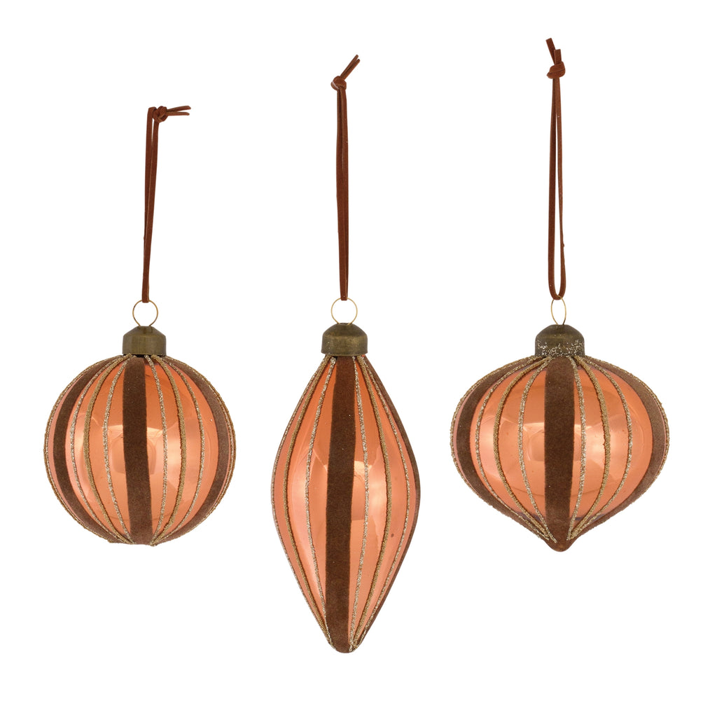 Copper Glass Holiday Ornament (Set of 12)