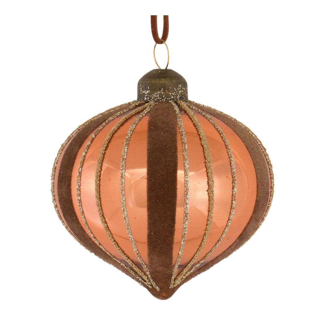 Copper Glass Holiday Ornament (Set of 12)