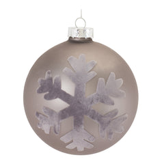 Snowflake Ball Ornament (Set of 6)