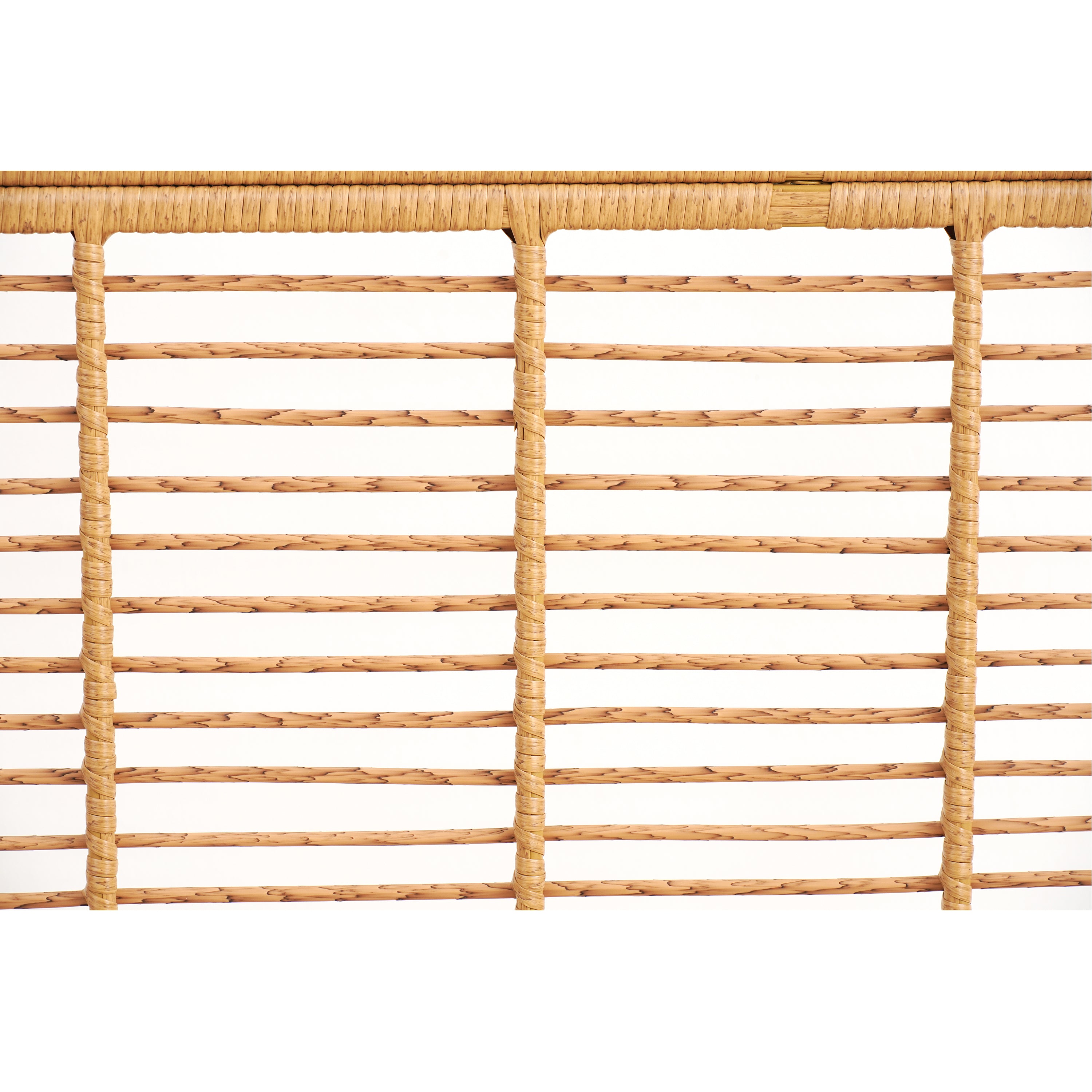 Wingback Rattan Bed