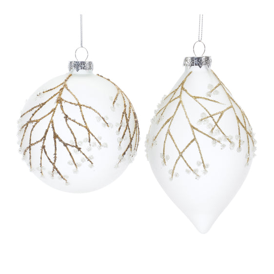 Glittered-Glass-Tree-Branch-Ornament,-Set-of-6-Ornaments