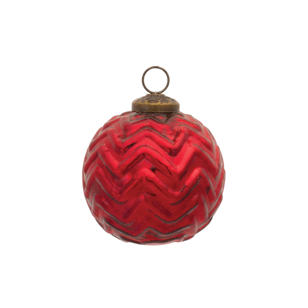 Mercury Glass Ball Ornament (Set of 12)