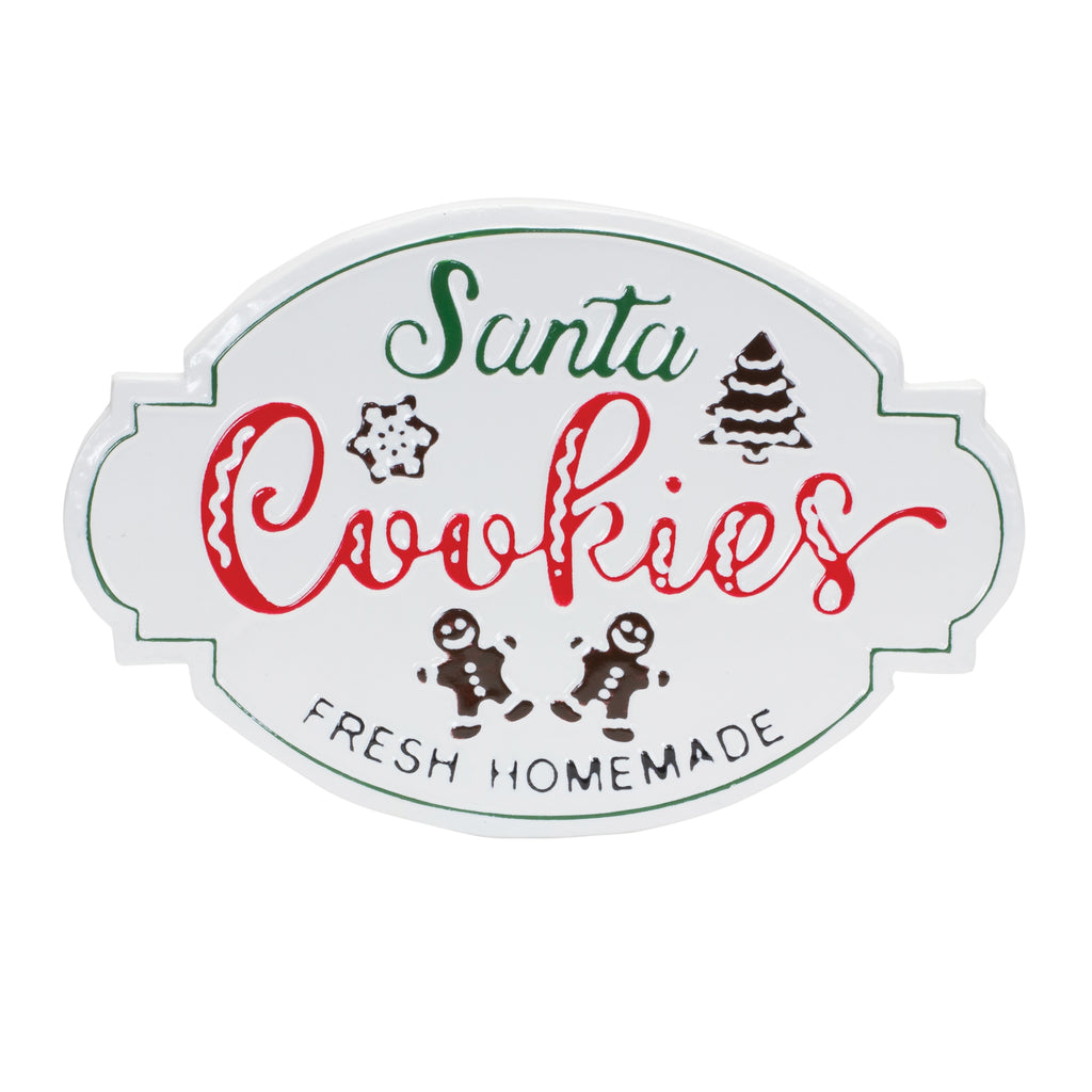 Santa Cookies Sign 18.25"