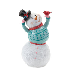 Whimsical Snowman Figurine (Set of 2)