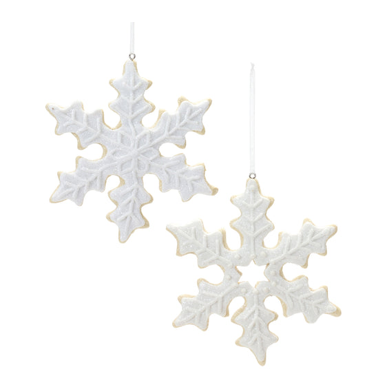 Snowflake Cookie Ornament, Set of 12