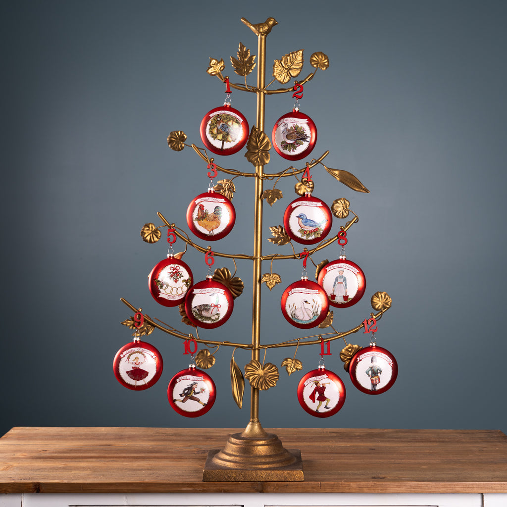 Twelve Days of Christmas Ornament (Set of 12)