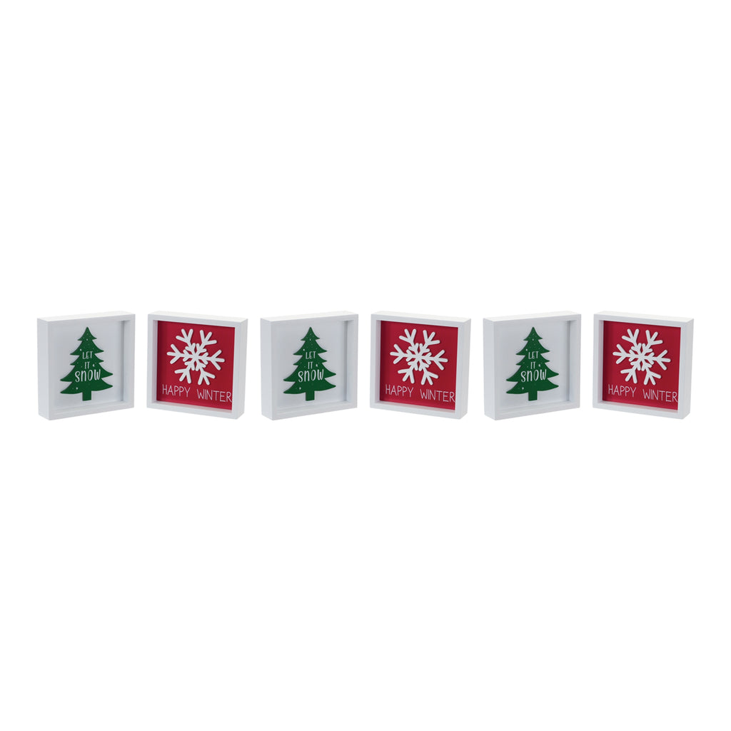 Holiday Sentiment Sign (Set of 6)