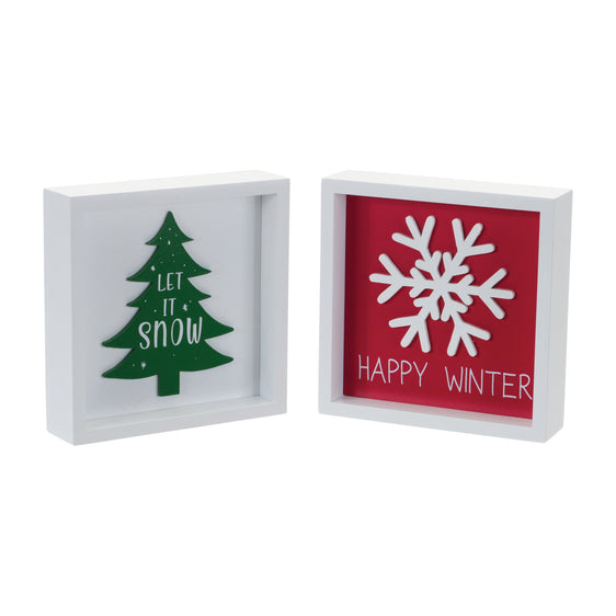 Holiday-Sentiment-Sign,-Set-of-6-Wall-Art
