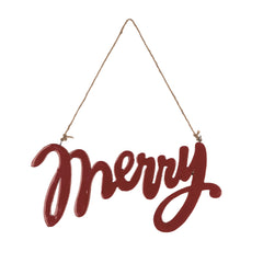 Wood-Hanging-Merry-Sign-(Set-of-6)-Wall-Art