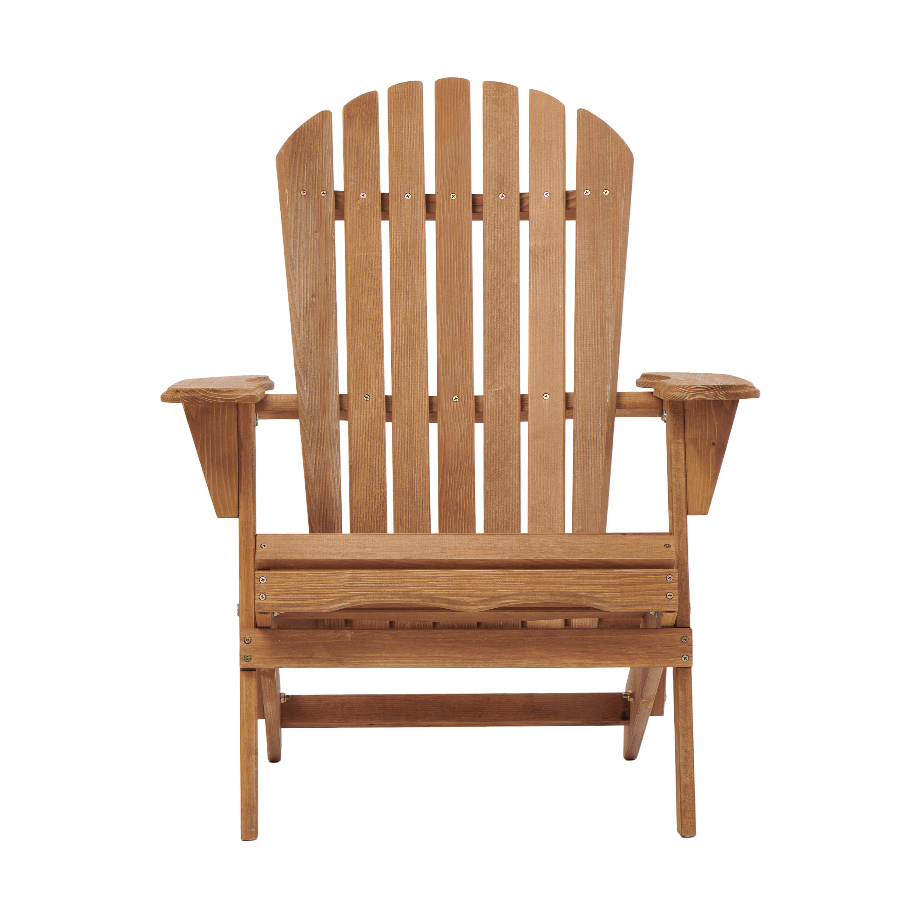 Outdoor Wooden Folding Adirondack Chair, Set of 2