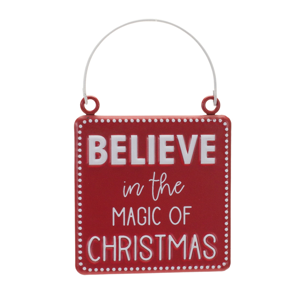 Holiday Sentiment Ornament (Set of 6)