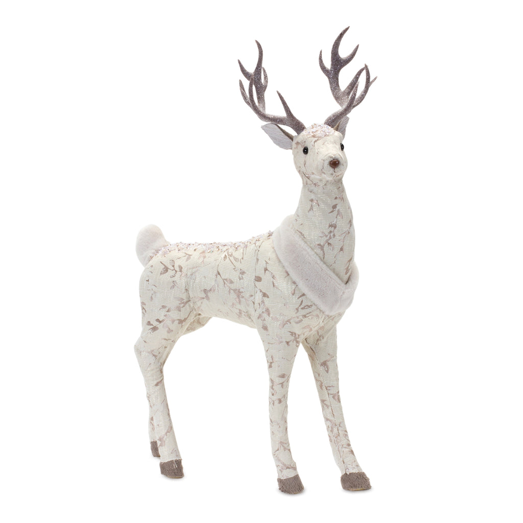 Plush Holiday Deer Decor (Set of 2)